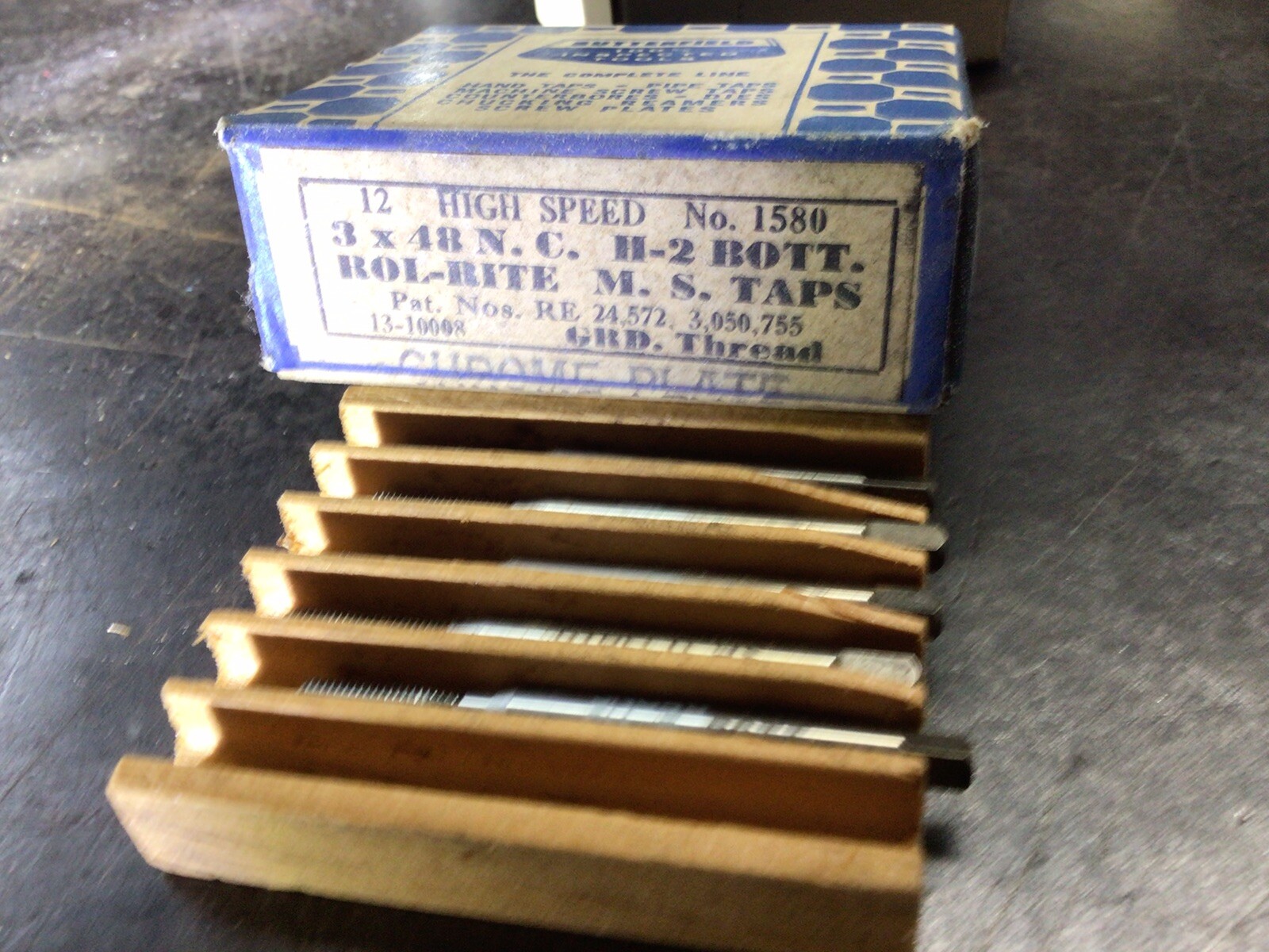 3-48 Butterfield Rol-Rite Form Taps. 5 Pieces