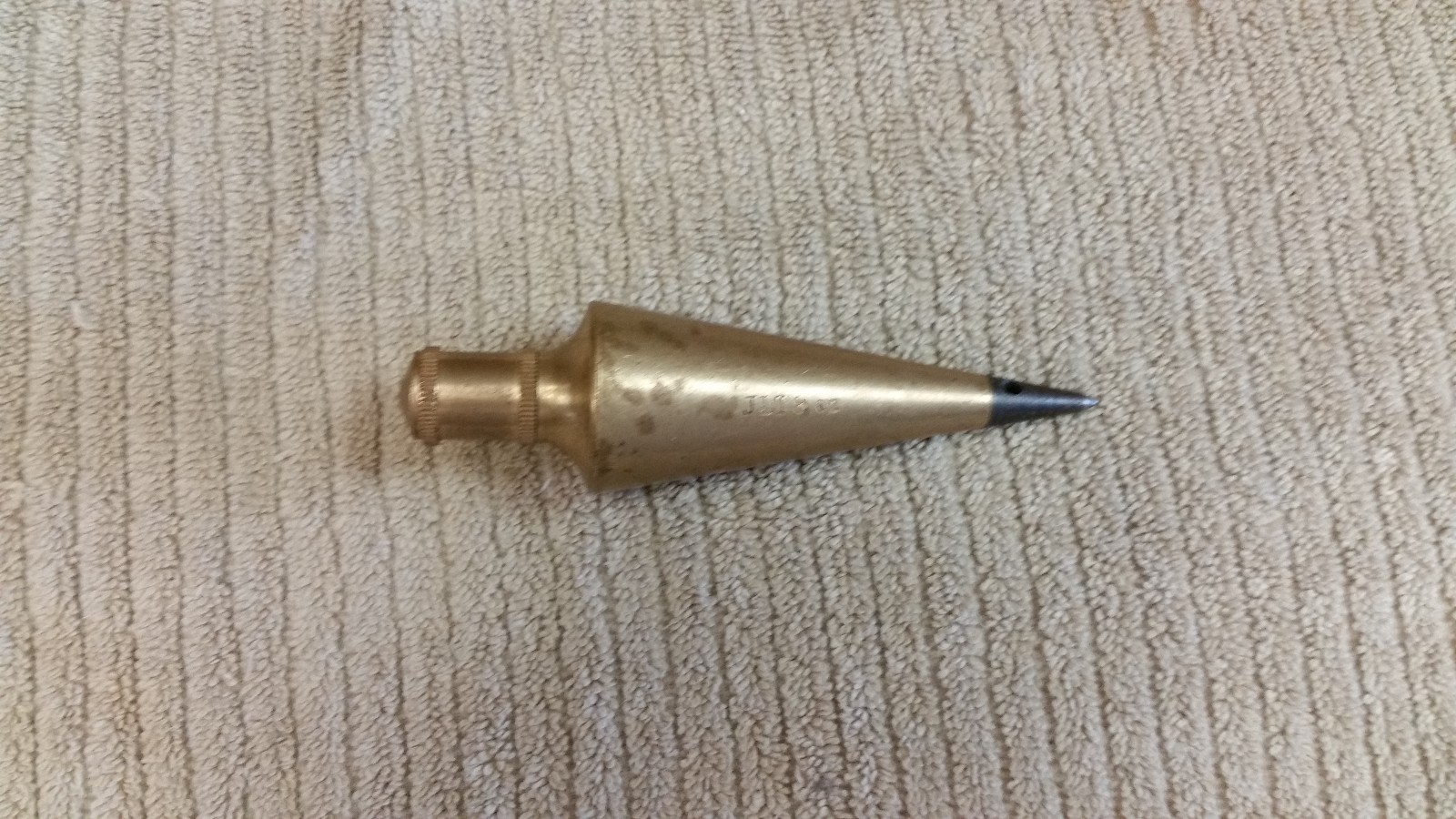 CST 8 oz BRASS PLUMB BOB 4 1/4″ LONG GOOD CONDITION Free Shipping!!!