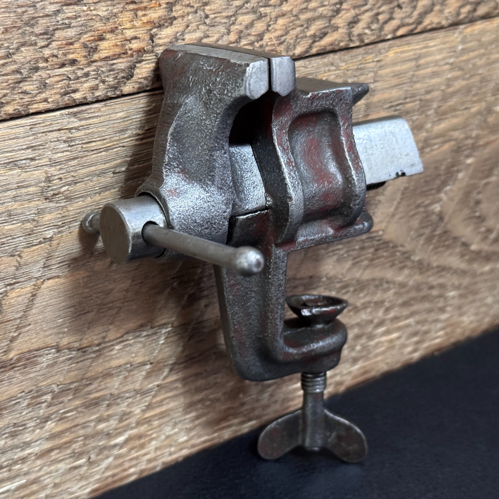 Antique Early 1900s BONNEY Clamp-On Jeweler’s Anvil Vise 1-1/2″ Jaws No. 112