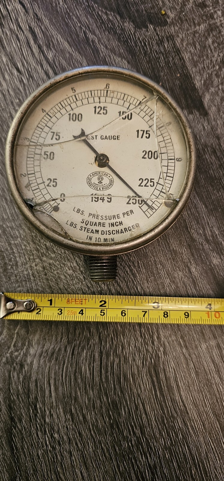 American Antique Gauge Standard Steampunk Industrial Decor