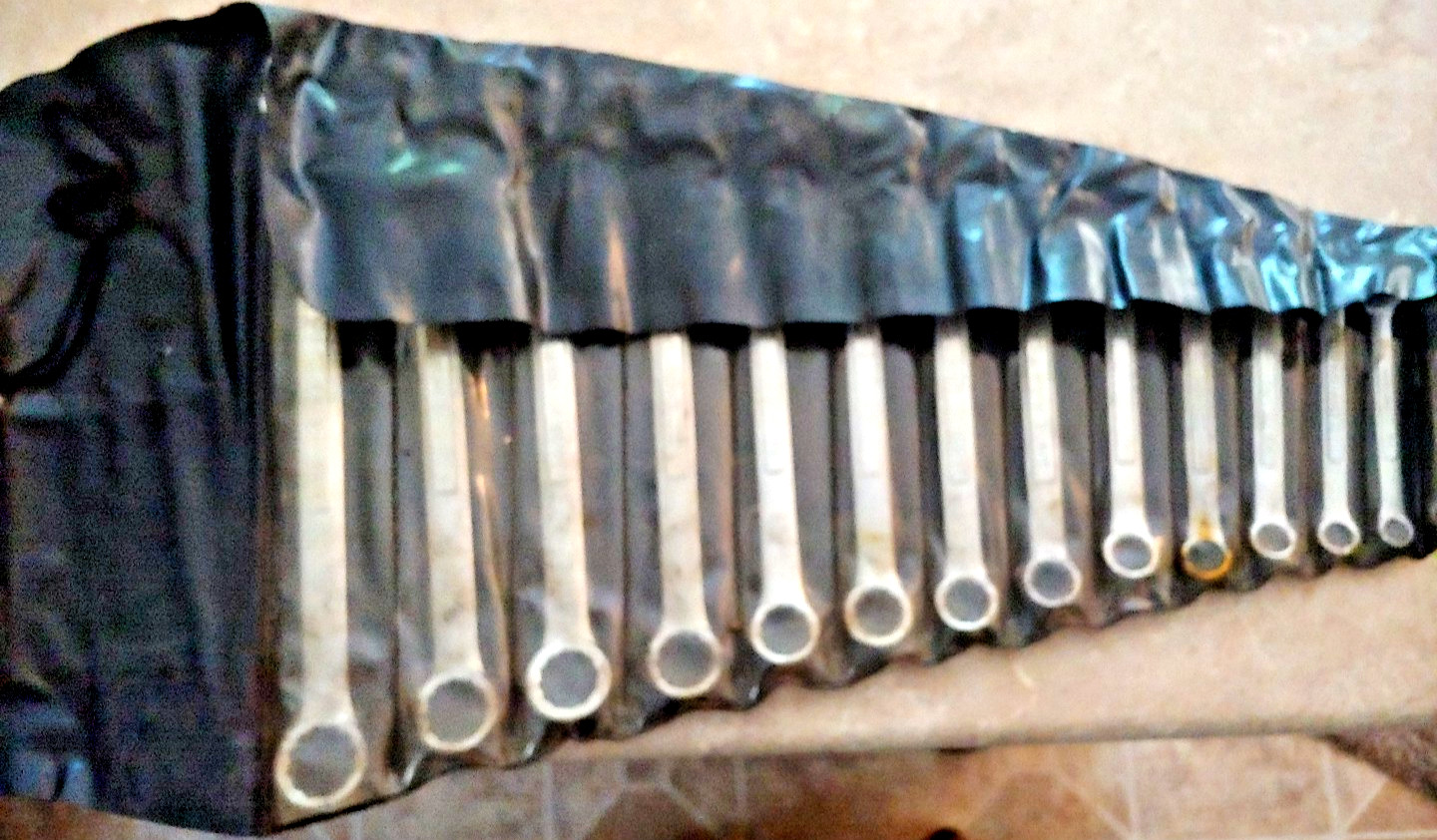 Craftsman Combination Wrench set Complete 44964 14-Pcs. 12-pt. V – VV w/case USA