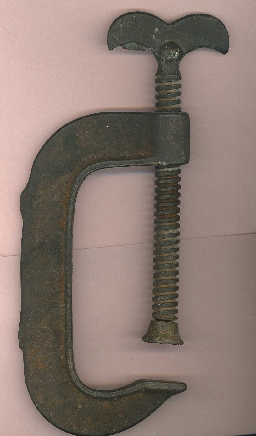 Antique Bat Wing – C- Clamp~ works well – 4″