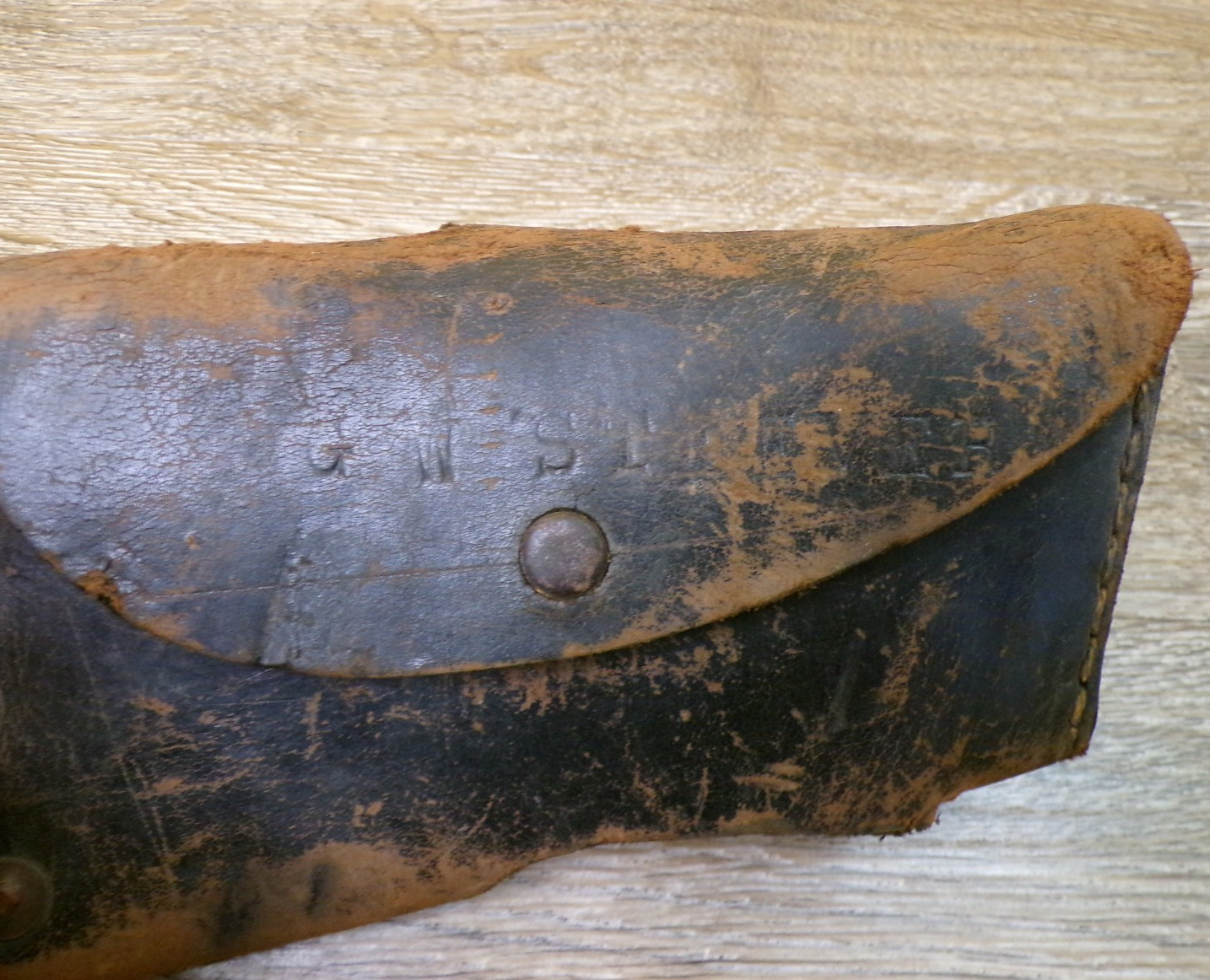 Vintage Single Bit Camp Axe Hatchet with Leather Sheath 14″ Long