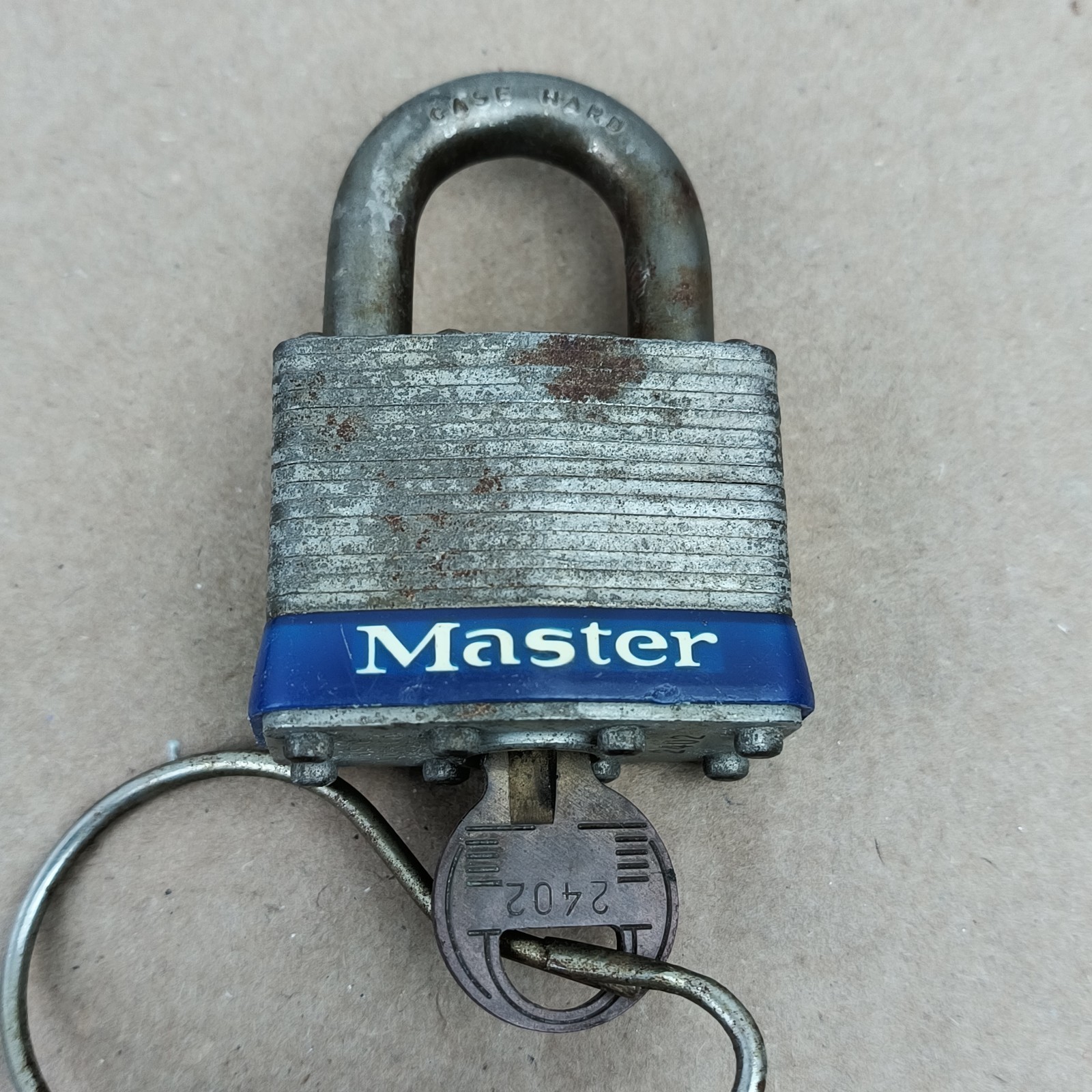 Lot of 3 MASTER LOCK PADLOCK, Vintage MADE in USA 2x no. 3 1x no. 1 with keys