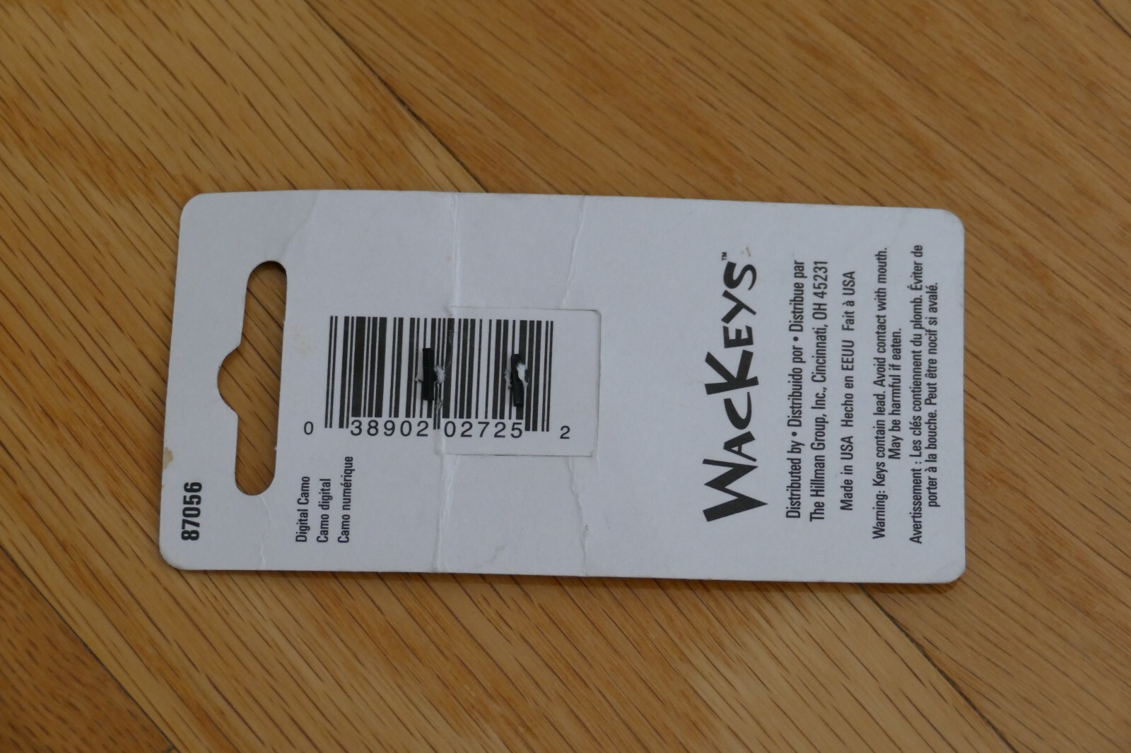 WacKeys Digital Camo Style Design Key Blank KW1 66
