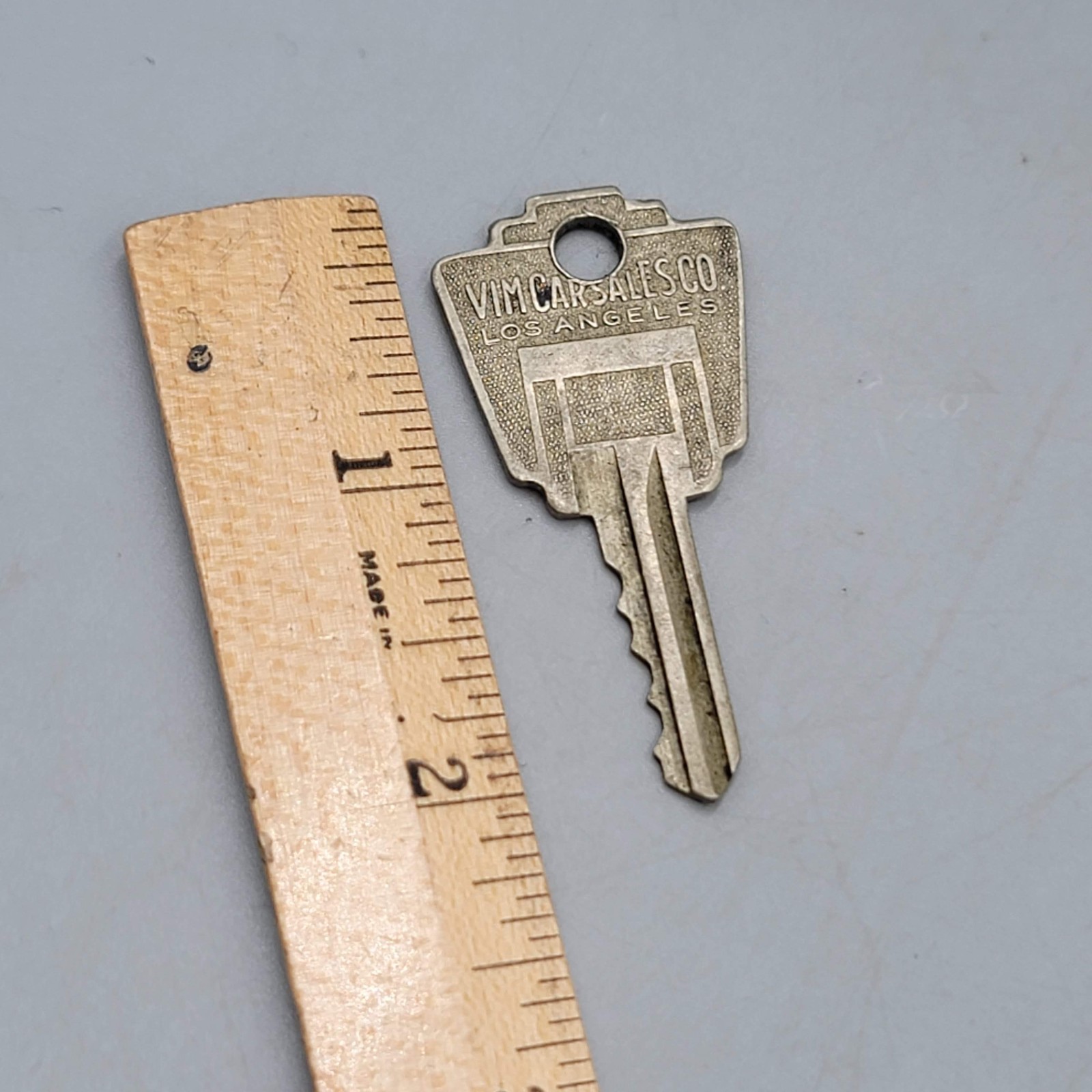 Vintage Olympic Royal Vim Car Sales Co Key 2″
