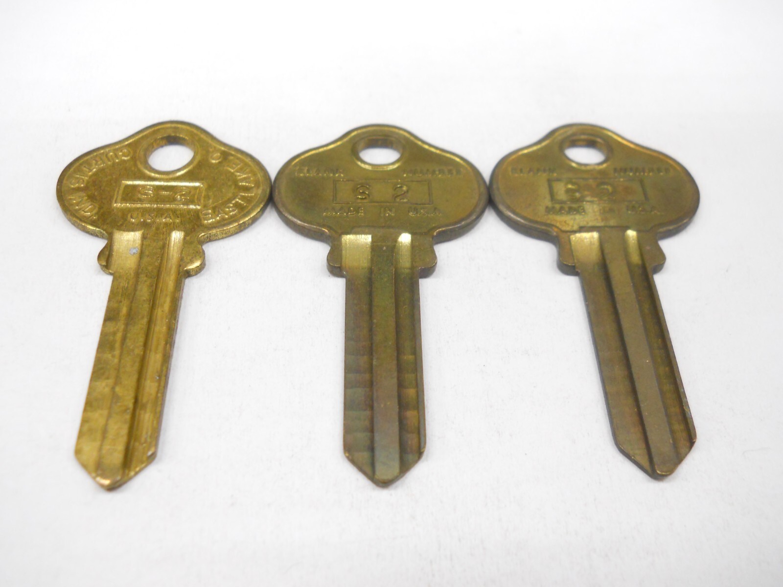 Curtis S2 Key Blank Fits Sargent locks 01009 265D 048 Lot of 3