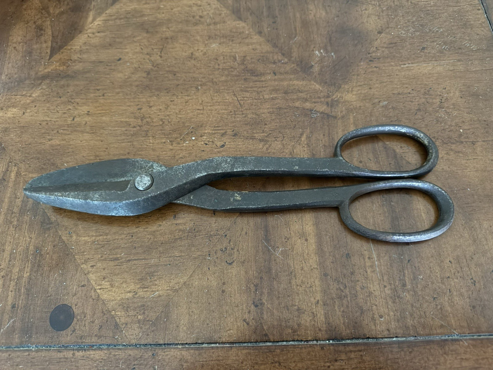 VINTAGE P.S.& W. Co.12″ TIN SNIPS #9