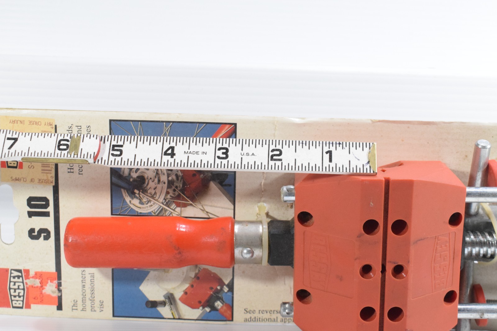 BESSEY CLAMP VISE TABLETOP MOUNT GRIP FLAT ROUND ANGLED PARTS WOOD WORK SHOP S10