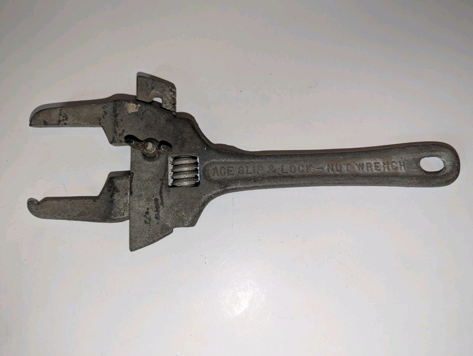 VTG ACE Slip and Lock Nut Wrench ~ Covers Company Bedford, Ohio Plumber Tool