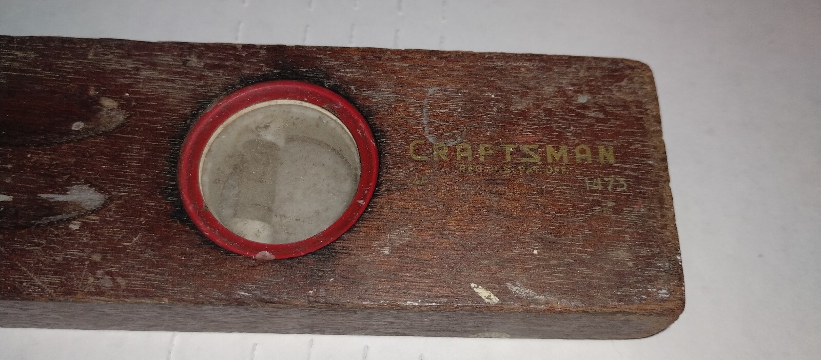 Level, CRAFTSMAN 18″ Vintage Woodworkers Wooden Level 1473