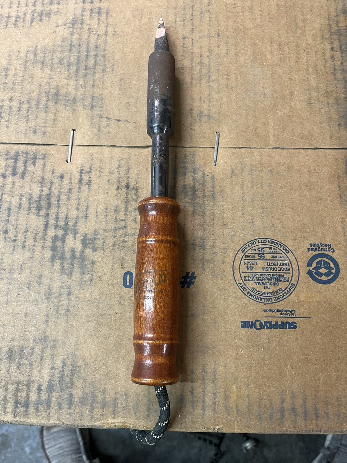 Vintage VULCAN SOLDERING IRON No. 40 110-120 VOLTS 90 WATTS Not Tested