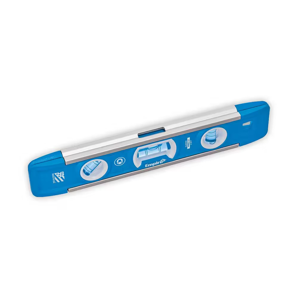 9 In. True Blue Professional Torpedo Level with 7 In. Aluminum Rafter Square