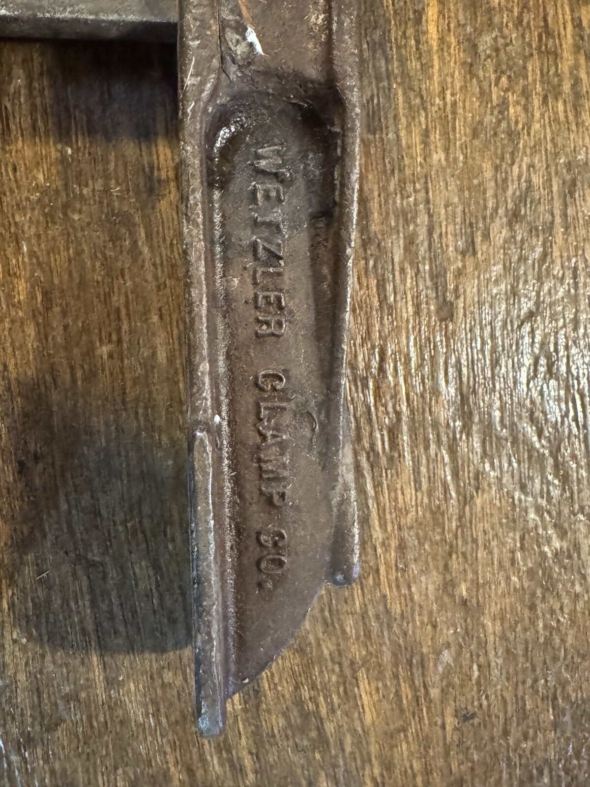 Vintage Wetzler Clamp Co. Long Island City NY Sliding Bar Wood Clamp, No 4