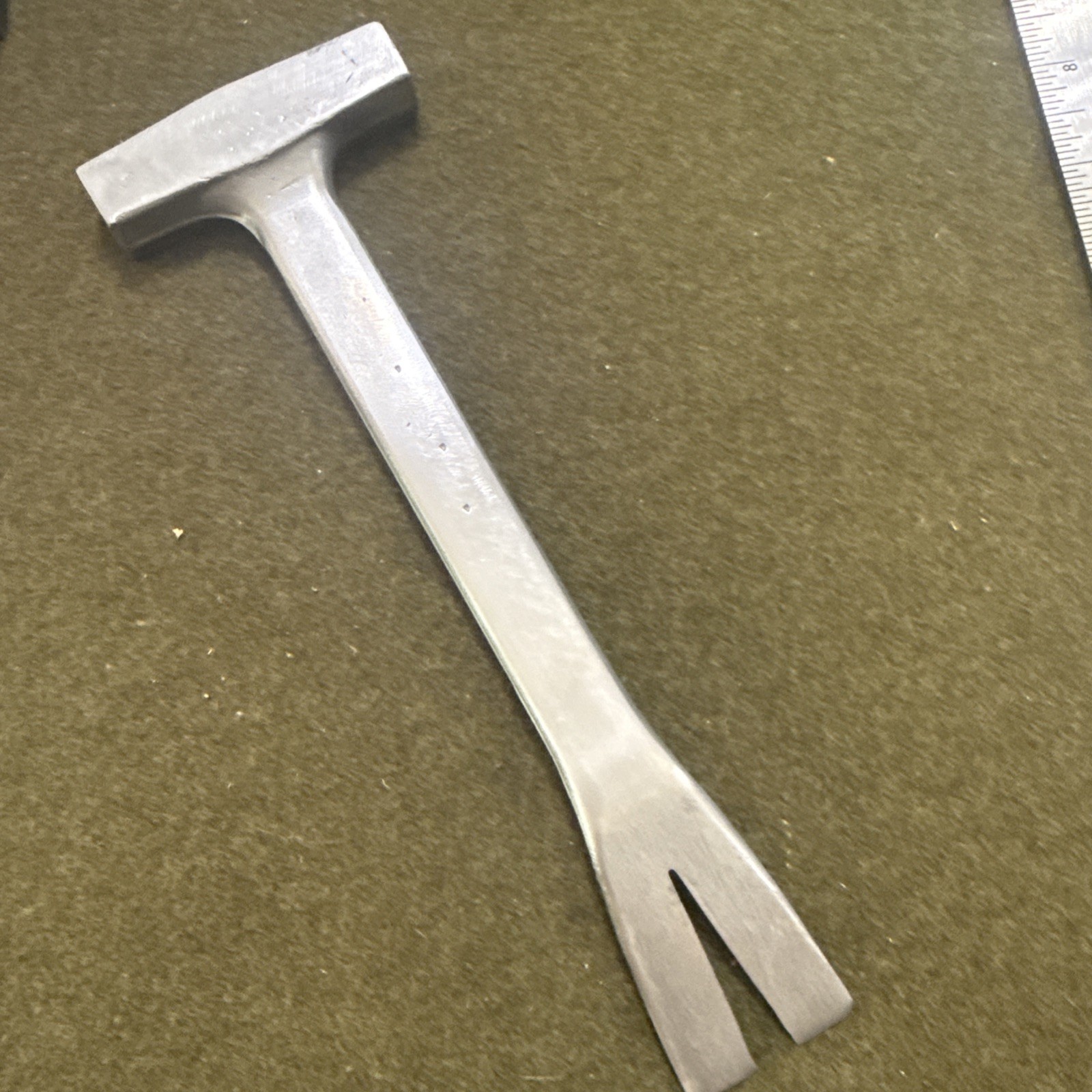 VINTAGE Crate Hammer BRIDGEPORT HARDWARE NOX TOX OPENER PRY Bar 🇺🇸 Nice!