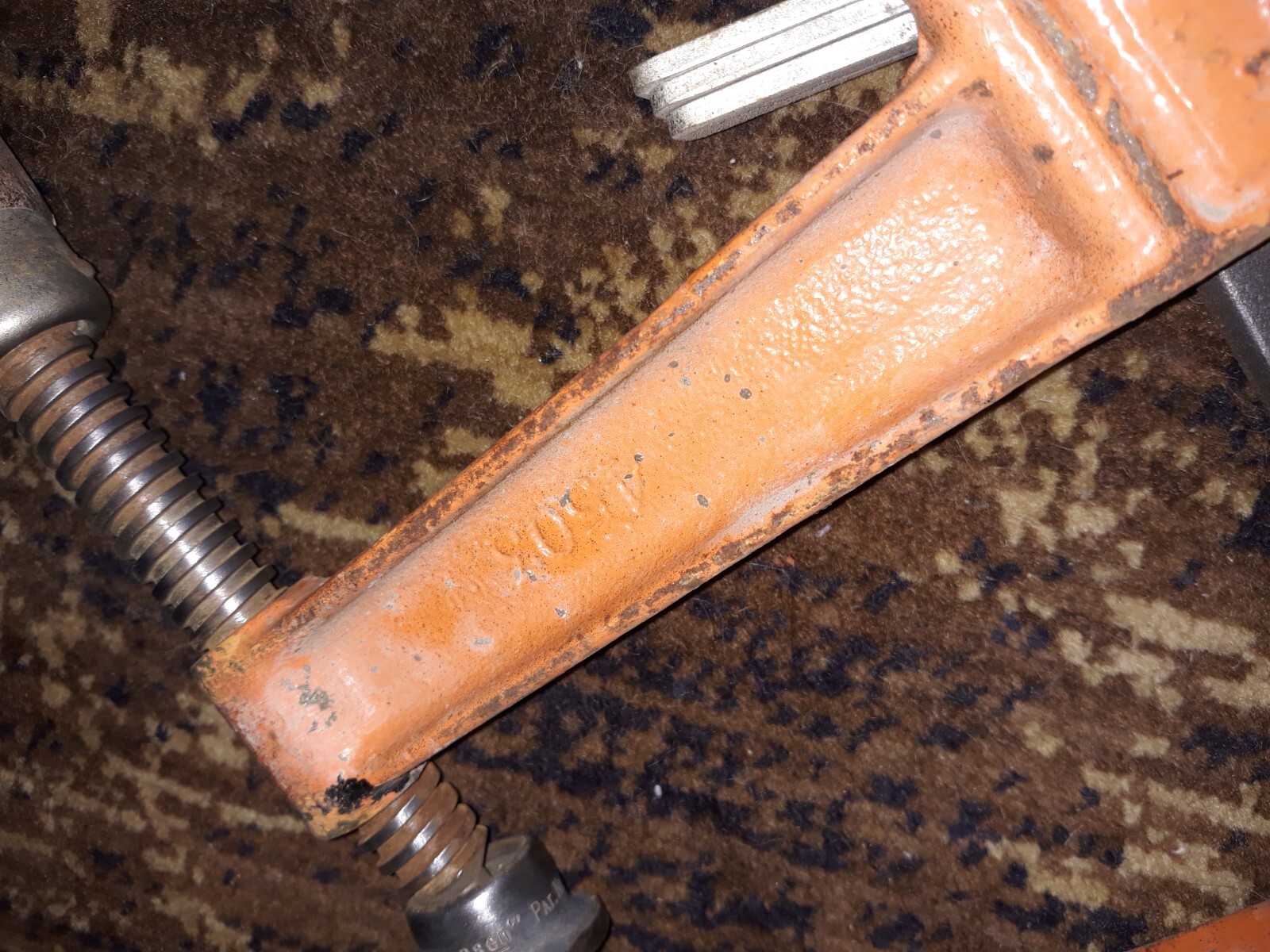 VINTAGE JORGENSEN 28 INCH NO. 4524 DEEP THROAT BAR CLAMP