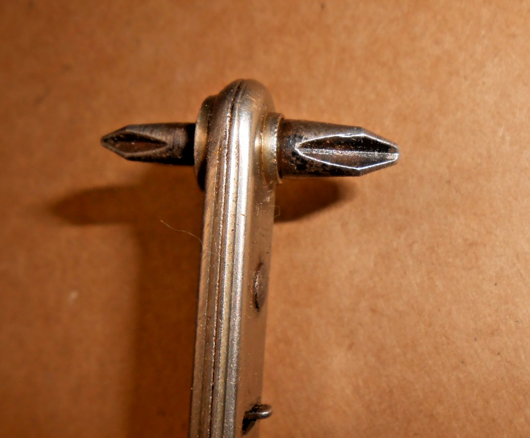 Vintage Stanley Yankee Ratcheting Dual Head Phillips Screwdriver (No. 3412)