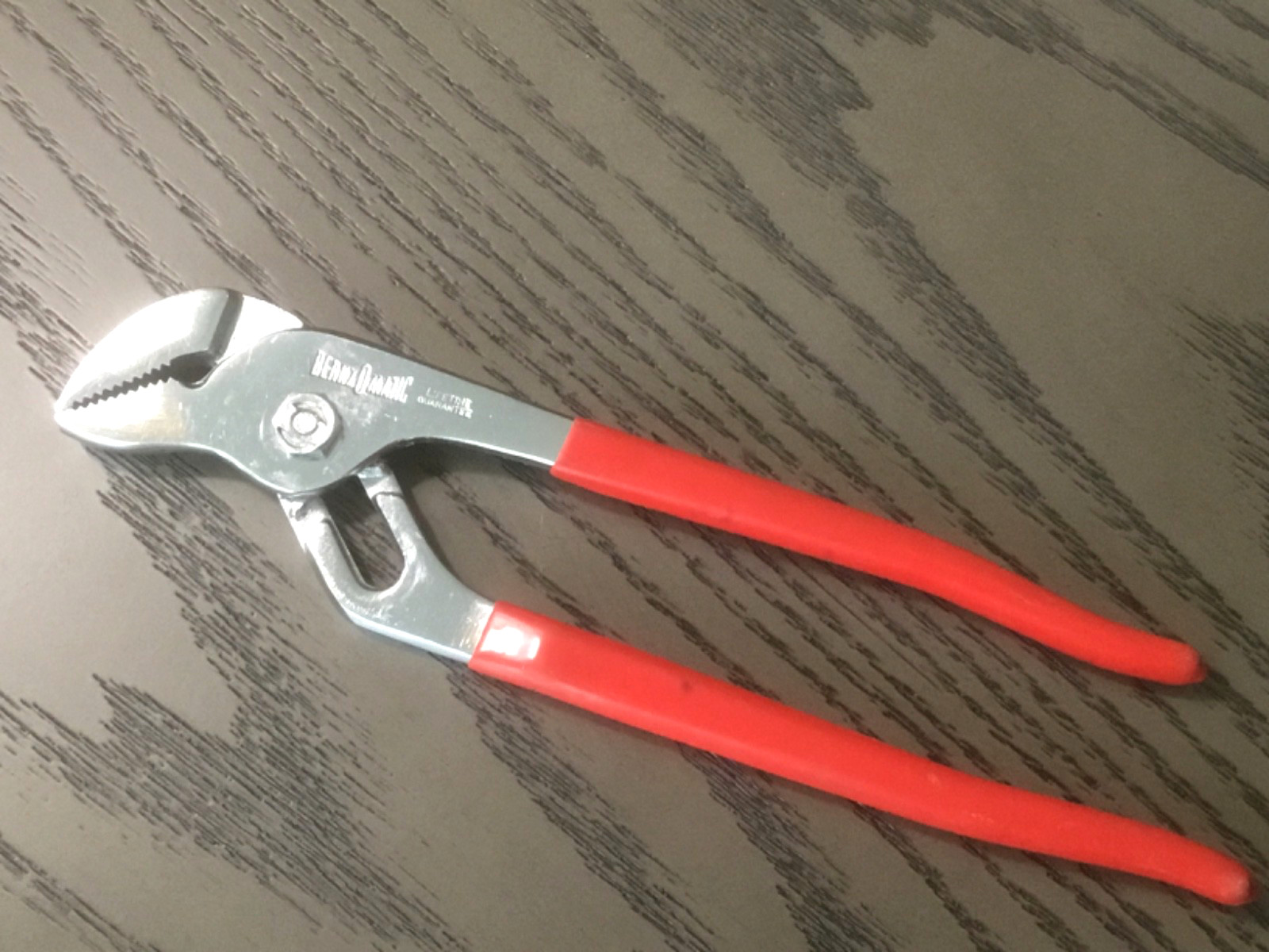 Vtg 1980’s Bernzomatic 10″ Slip-Joint Pliers lifetime Warranty Rare! No Others!