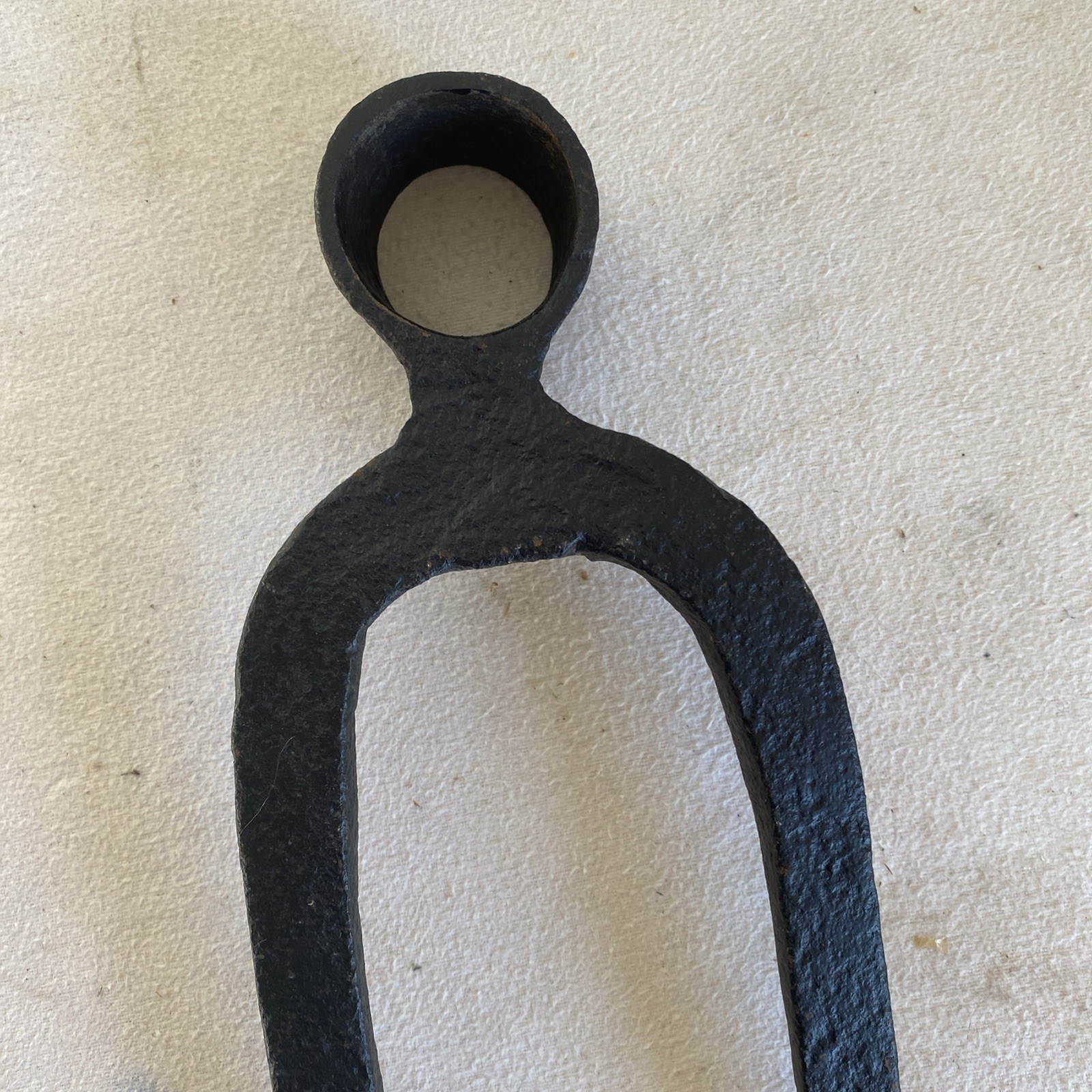 Antique Hand Forged Bident Hoe/ Two Pronged Antique Hoe