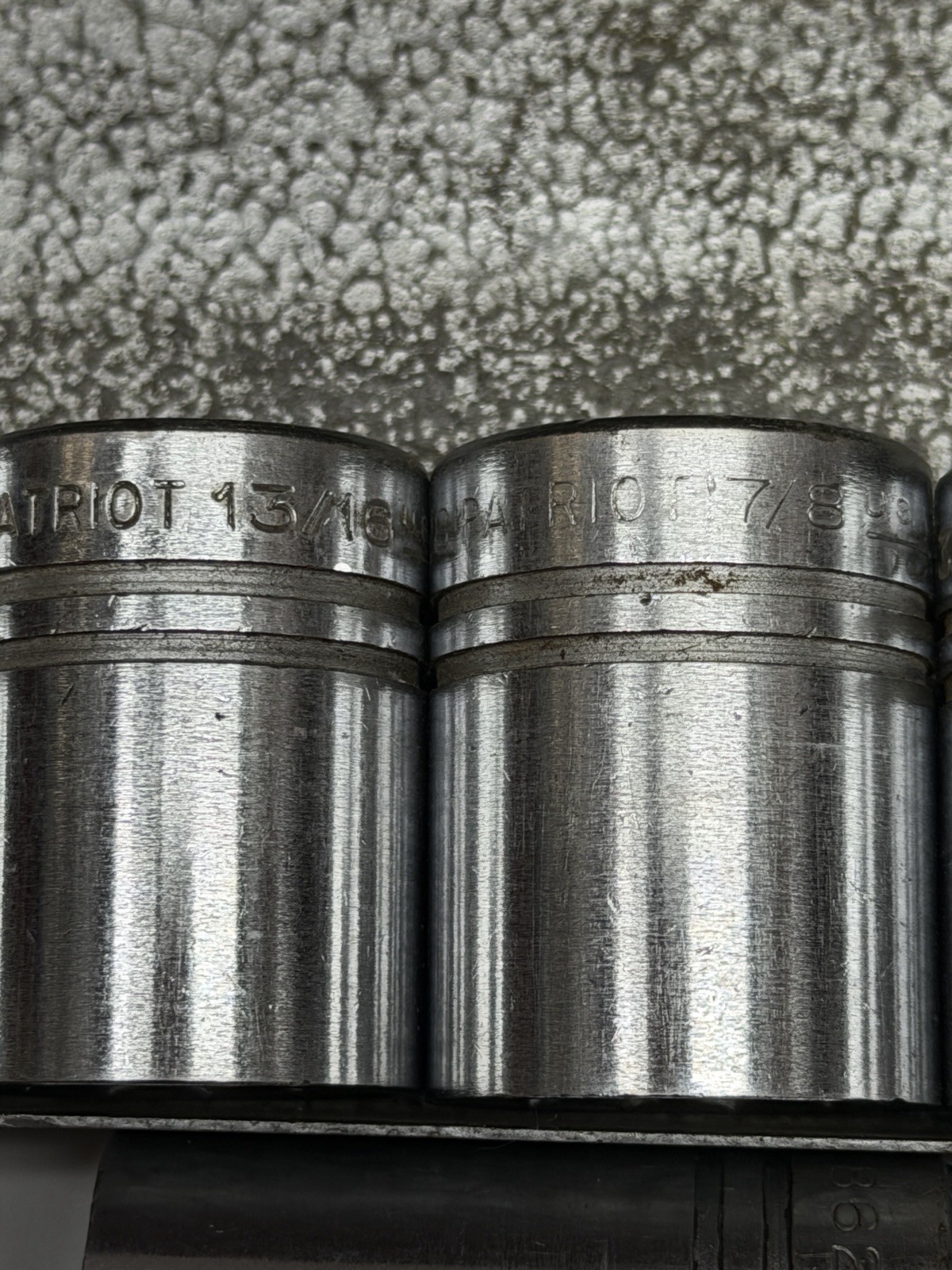 Patriot (by Indestro) 1/2″ Drive 12 Pt. Socket Set 7/16″ – 1″ & Ratchet USA RARE