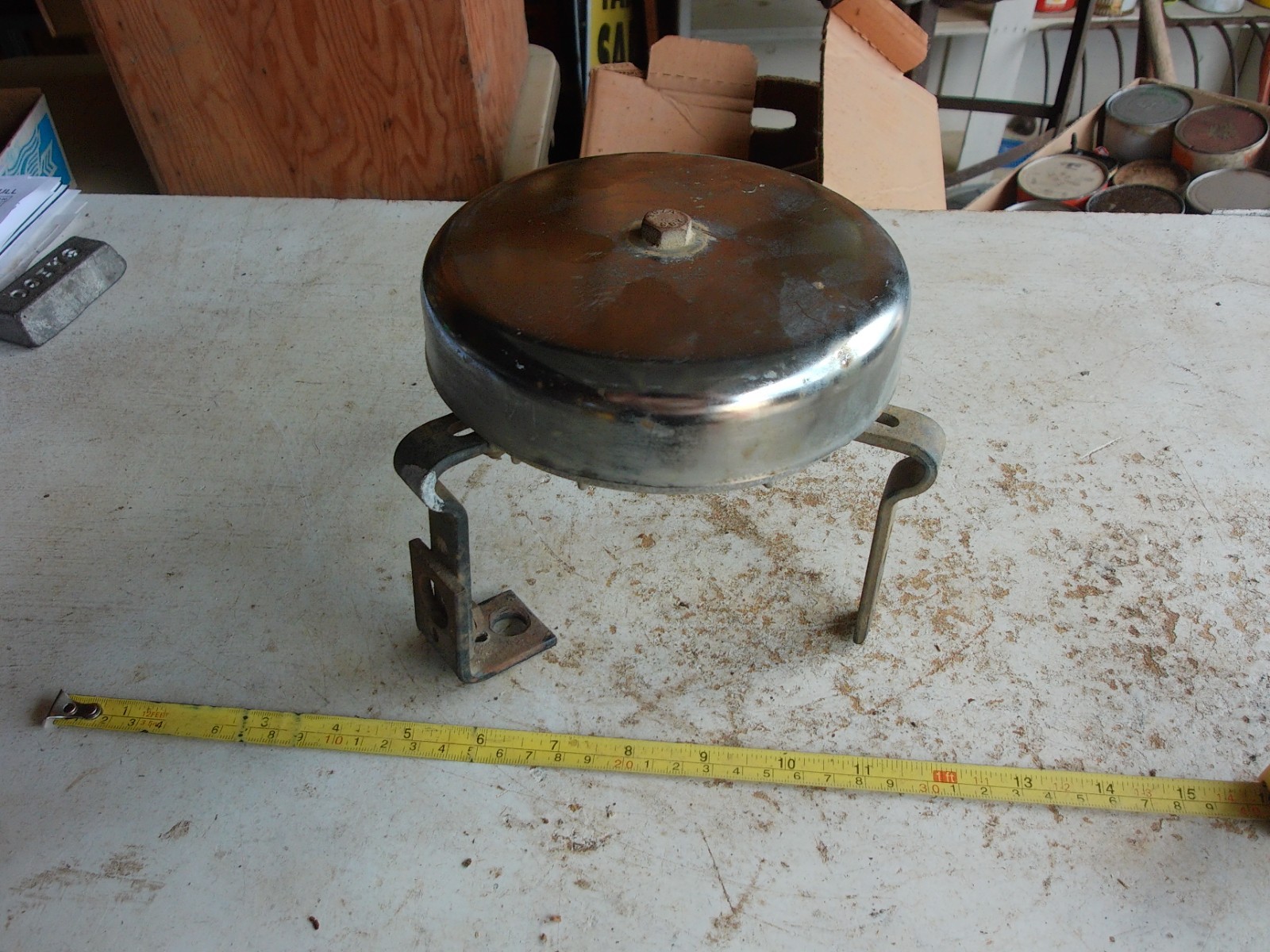 Vintage Unknown Alarm? bell with brackets Lot 26-26-1