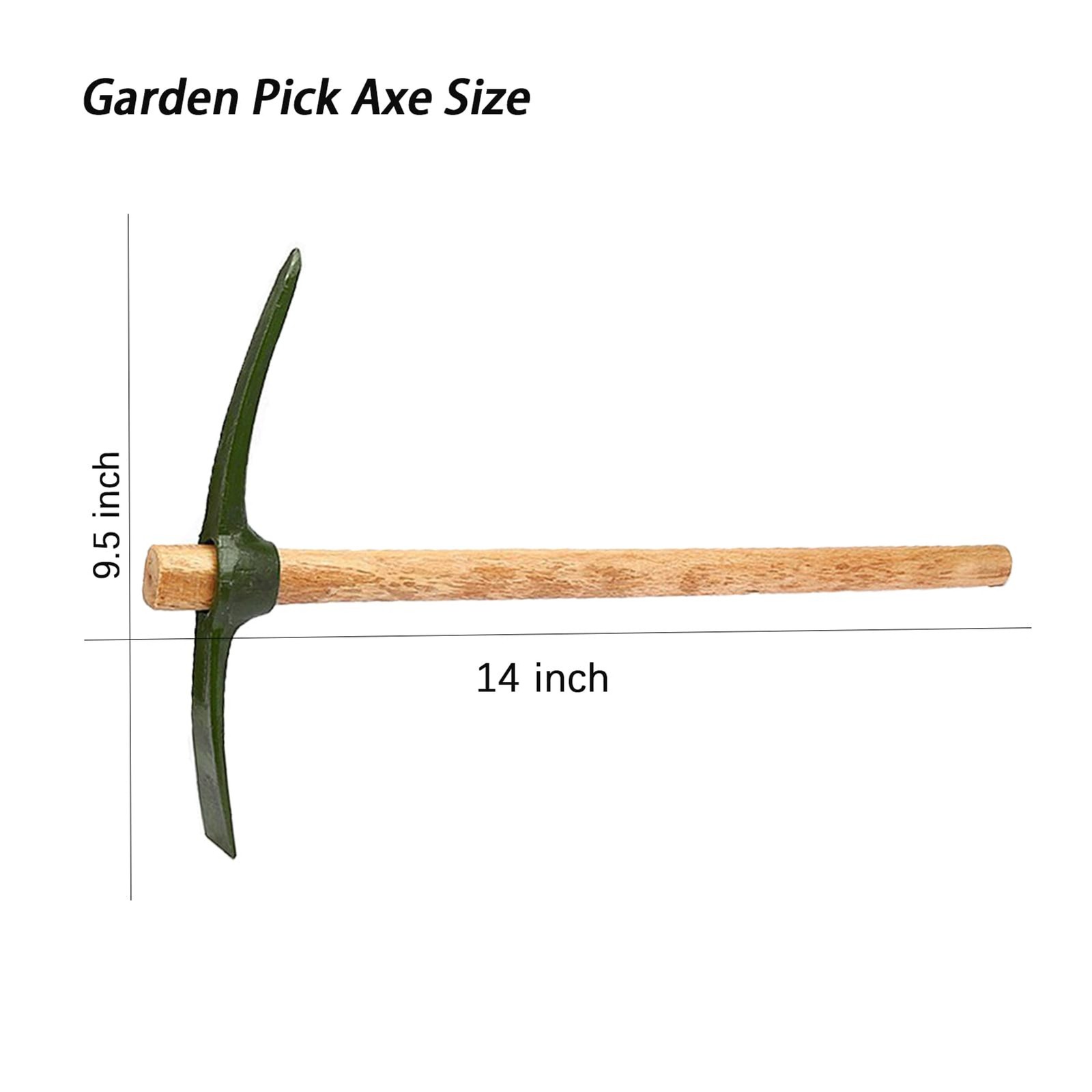 Forged Pick Axe with Non-Slip Handle for Gardening Camping Digging | Heavy Duty