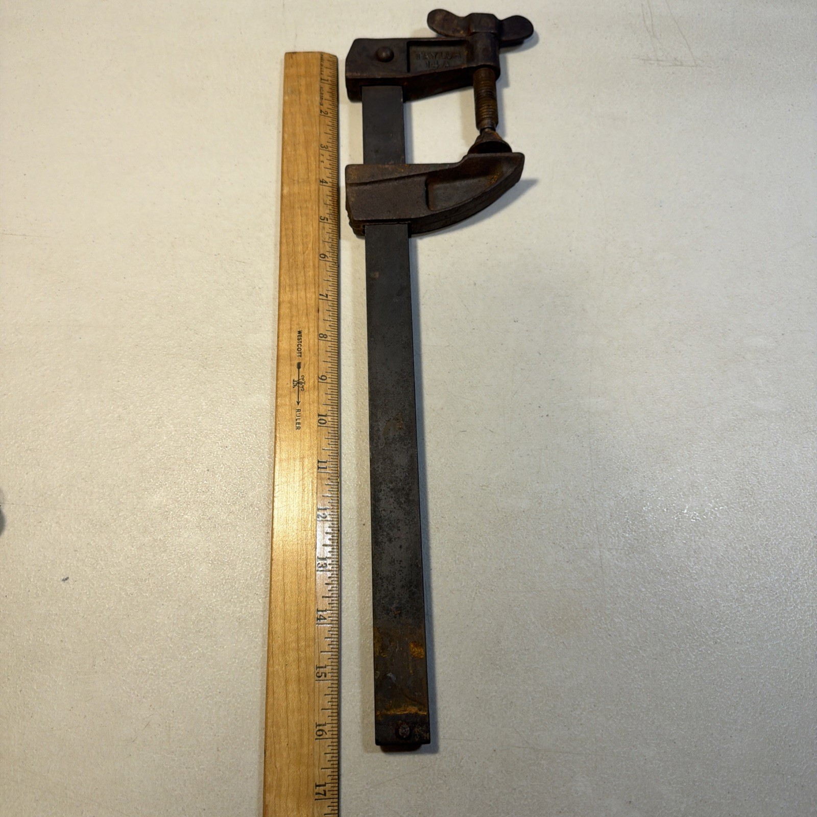 James L Taylor Mfg Co – Heavy Duty 16″ Bar Clamps PAIR – 14A/14B & 15A/15B