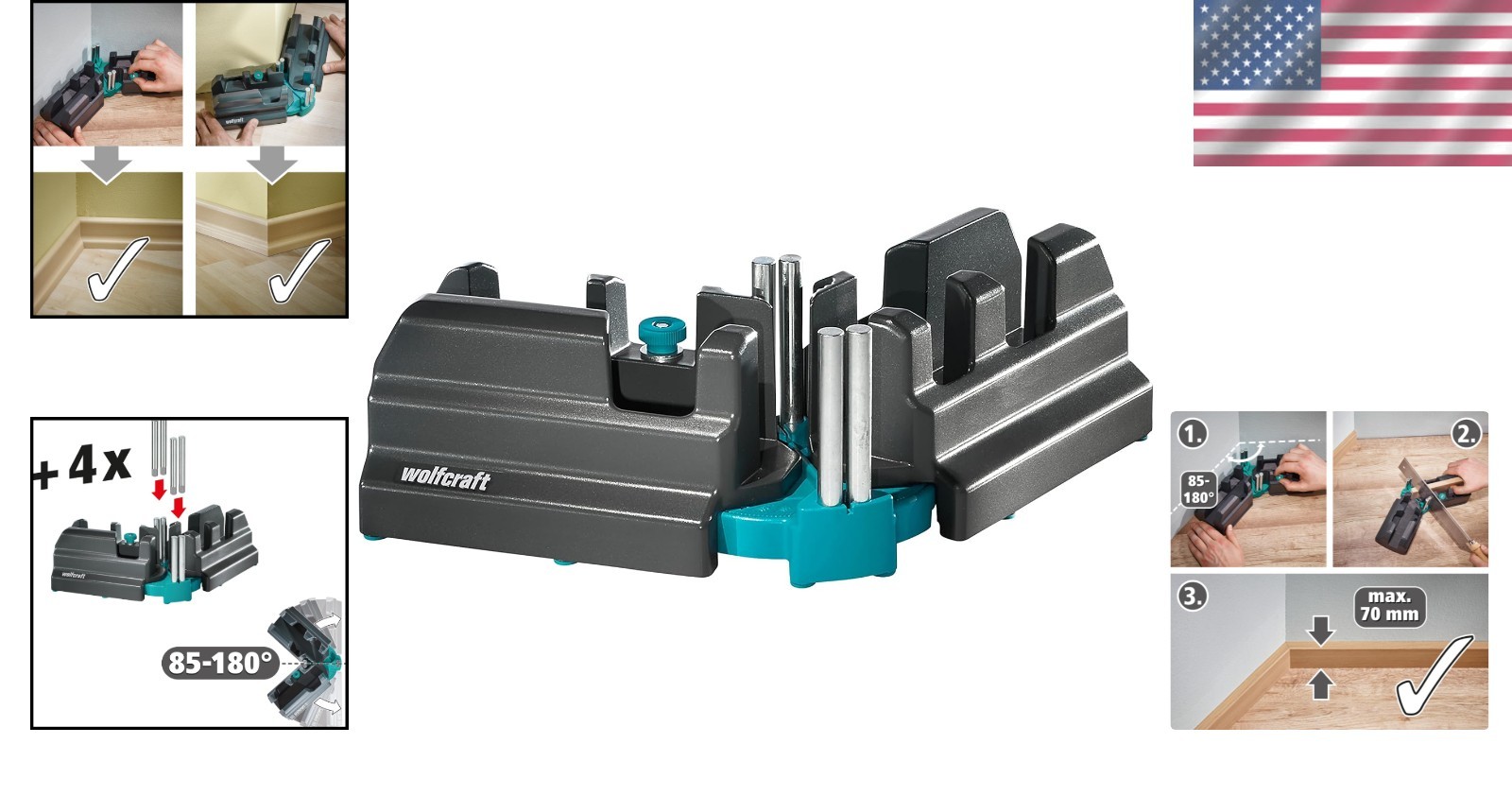6948000 Bevel Plus Mitre Box – Black