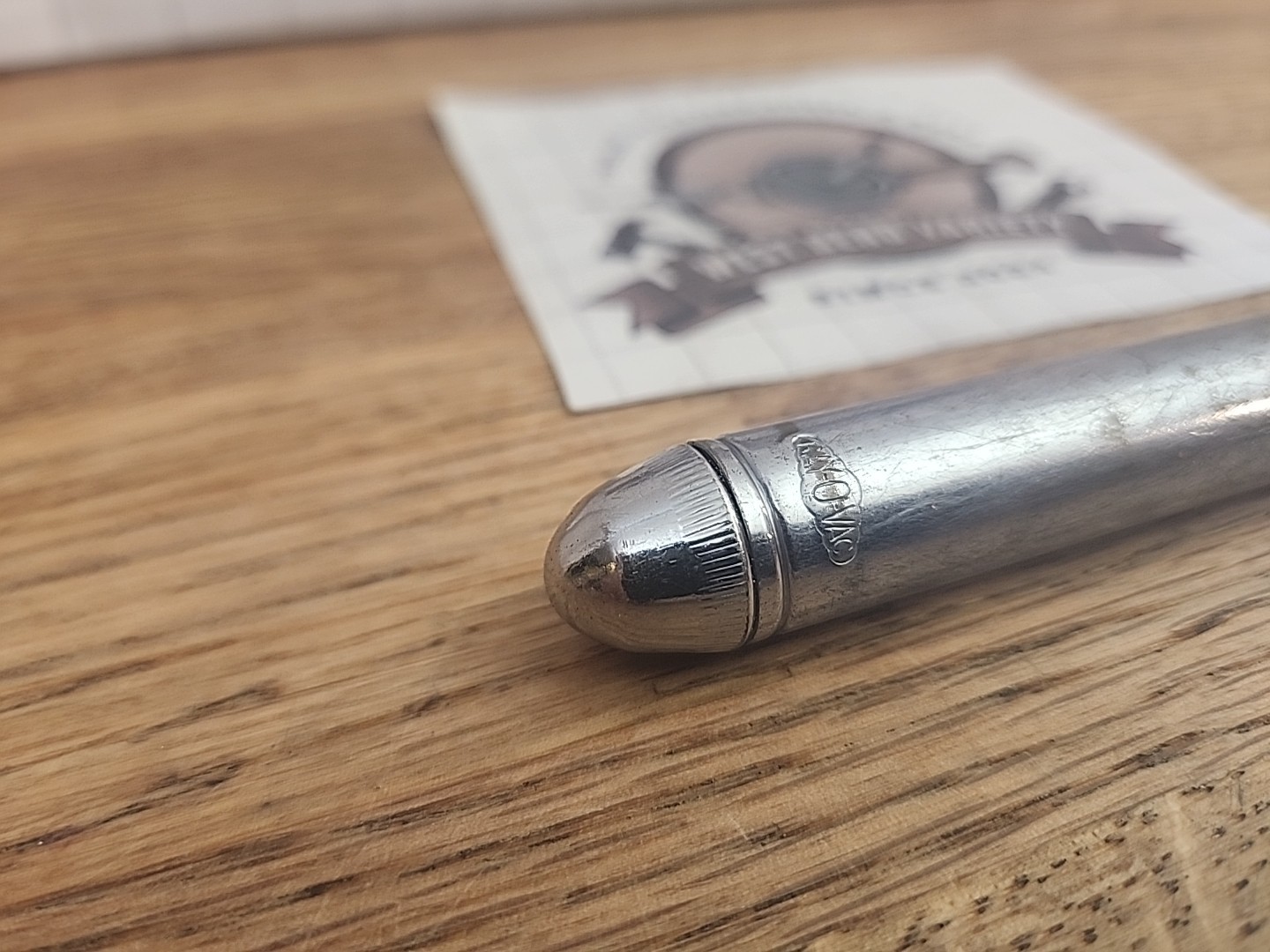 Vintage RAYOVAC Penlight CHROME Z-21-P 5.75″ Works