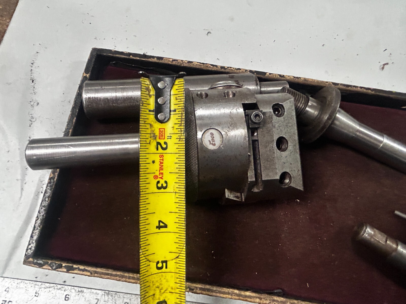 MACHINIST StgCst TOOL Enco Boring Head with Multiple Shanks 3/4″ Tool Holder