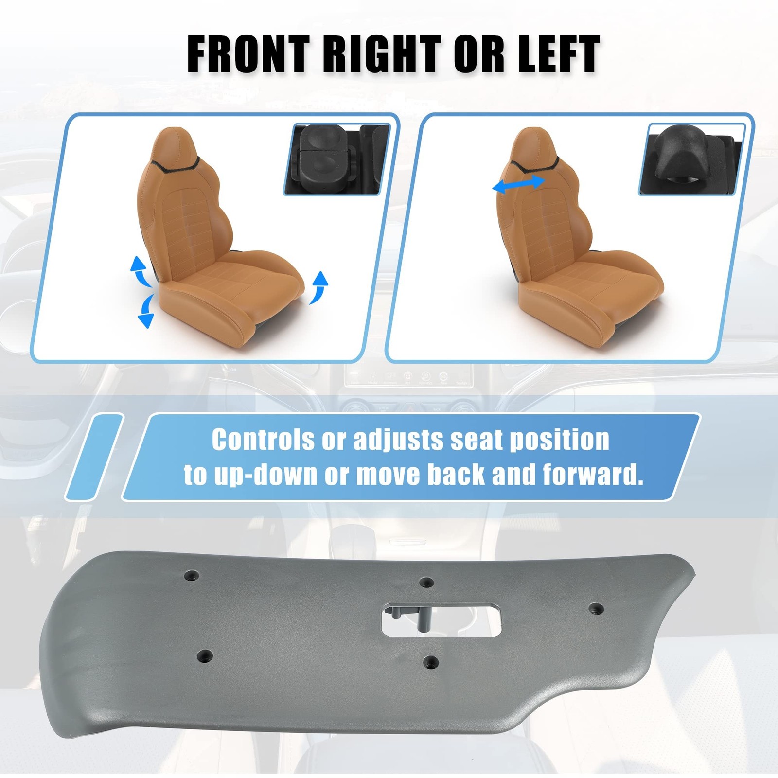 X AUTOHAUX Front Left Driver Side Power Seat Switch Bezel for Chevrolet Avala…