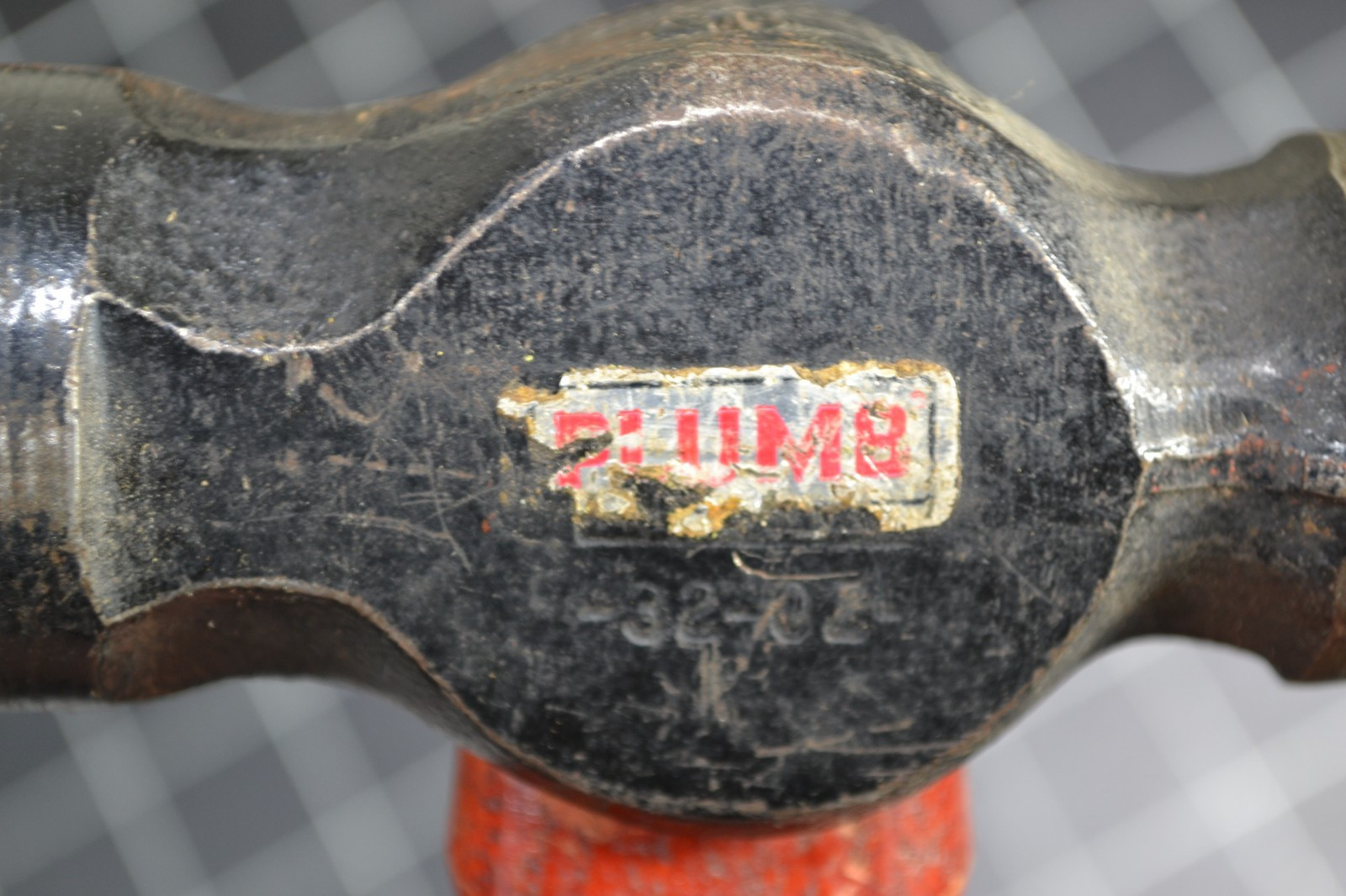 PLUMB – #0377 – 32oz – MACHINIST’S BALL PEIN HAMMER – SCREW WEDGE – ALL ORIGINAL