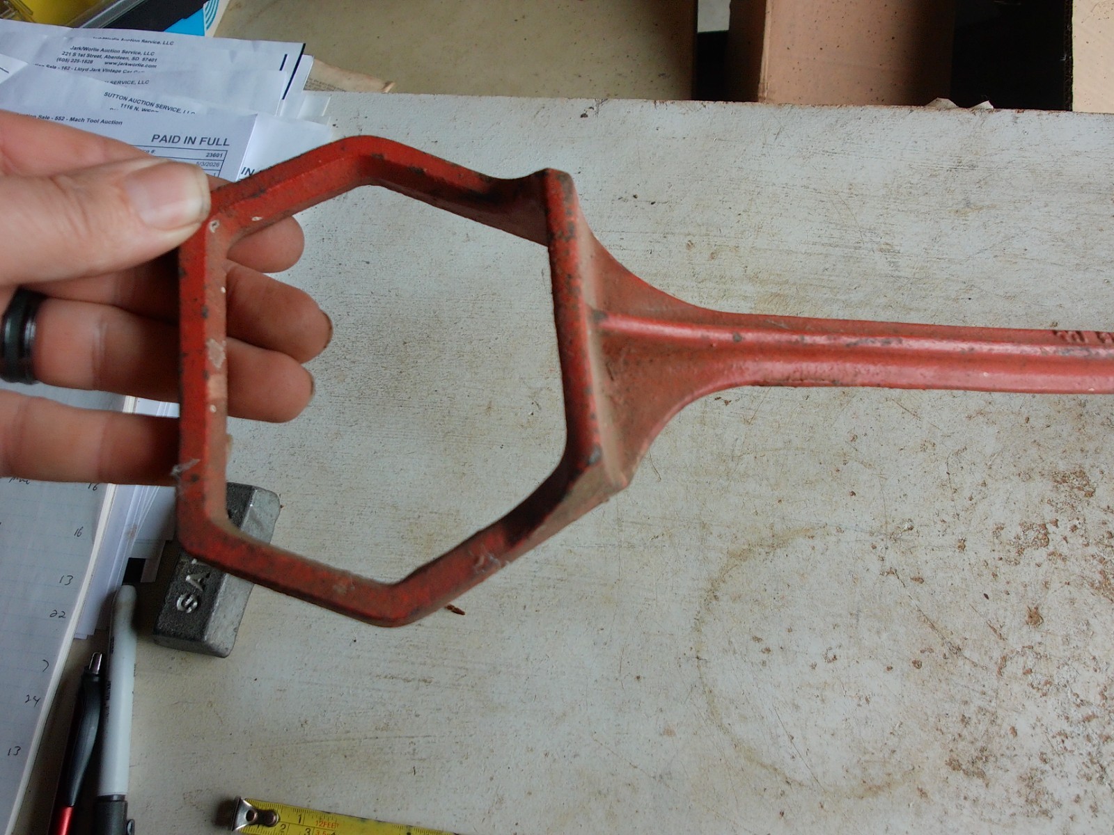 Vintage Dr. Rinehart Handy Hog Holder Tool Painted Lot 26-22-R