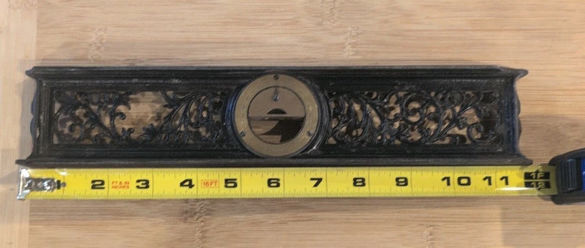 Antique Machinists Cast Iron Davis Level & Tool Spirit Level 12″ 1867 Pat.