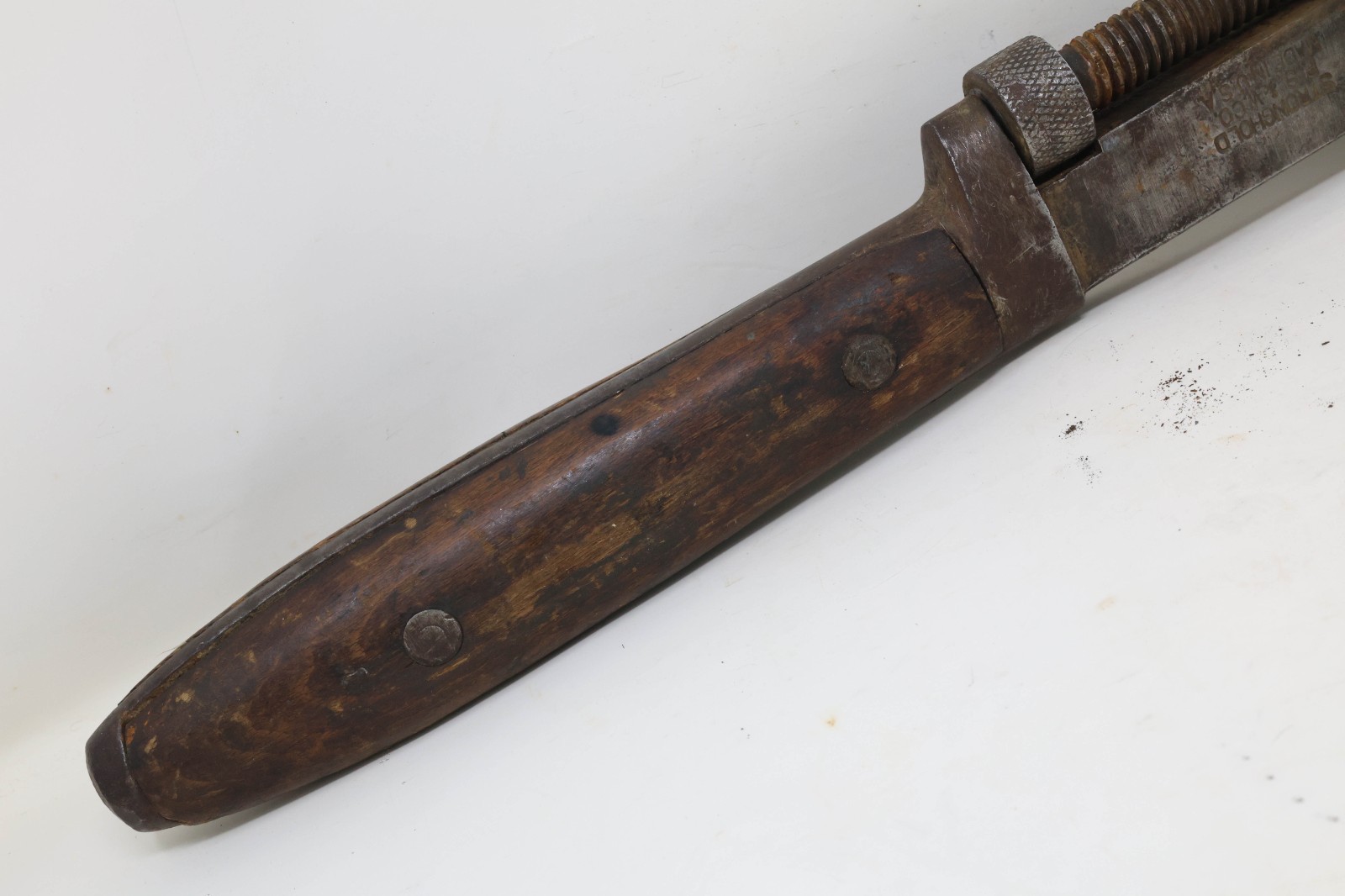 c. 1900 – 1920 Antique P.S.&W. Stronghold Monkey Wrench 18″ L. VG Working Cond.