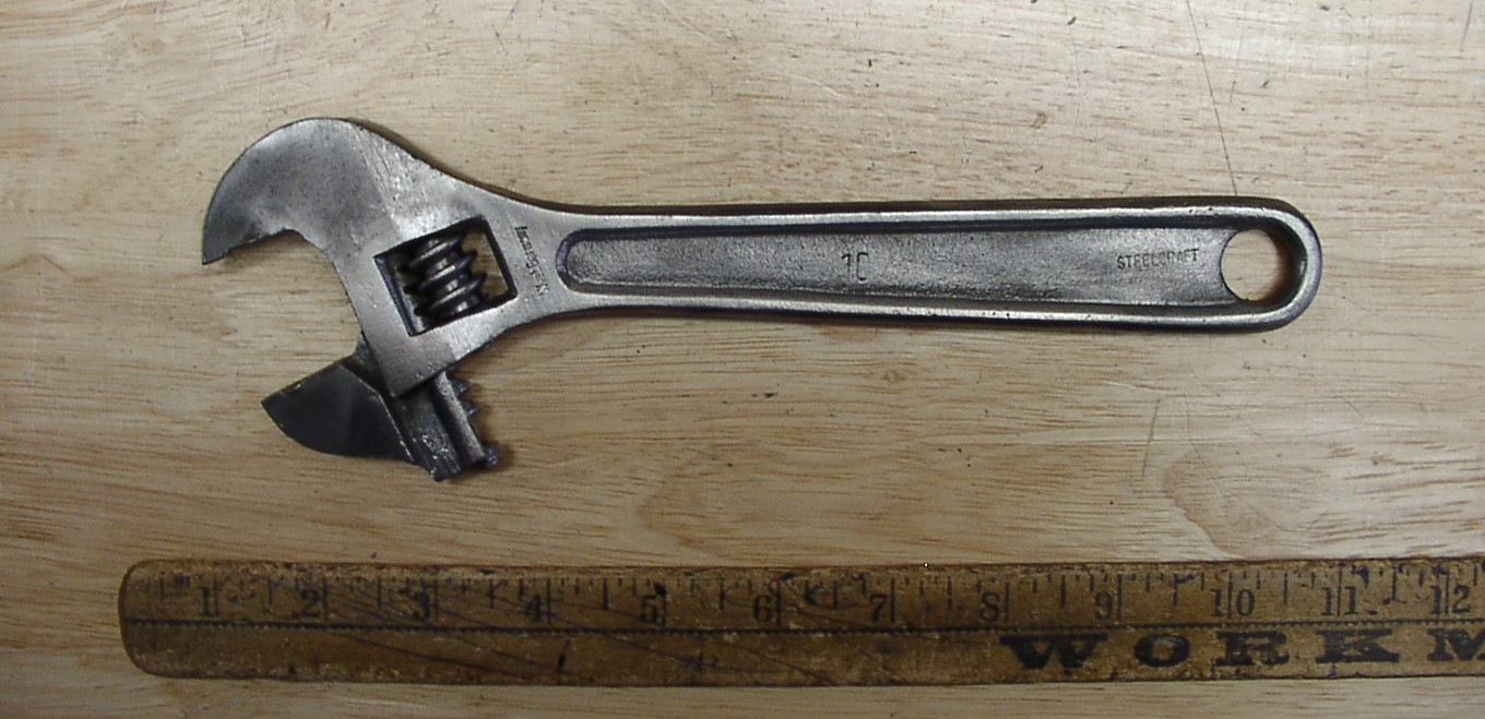 2 Vntg Steelcraft 10″ Adjustable Wrenches,Germany & West Germany,L@@K & READ!