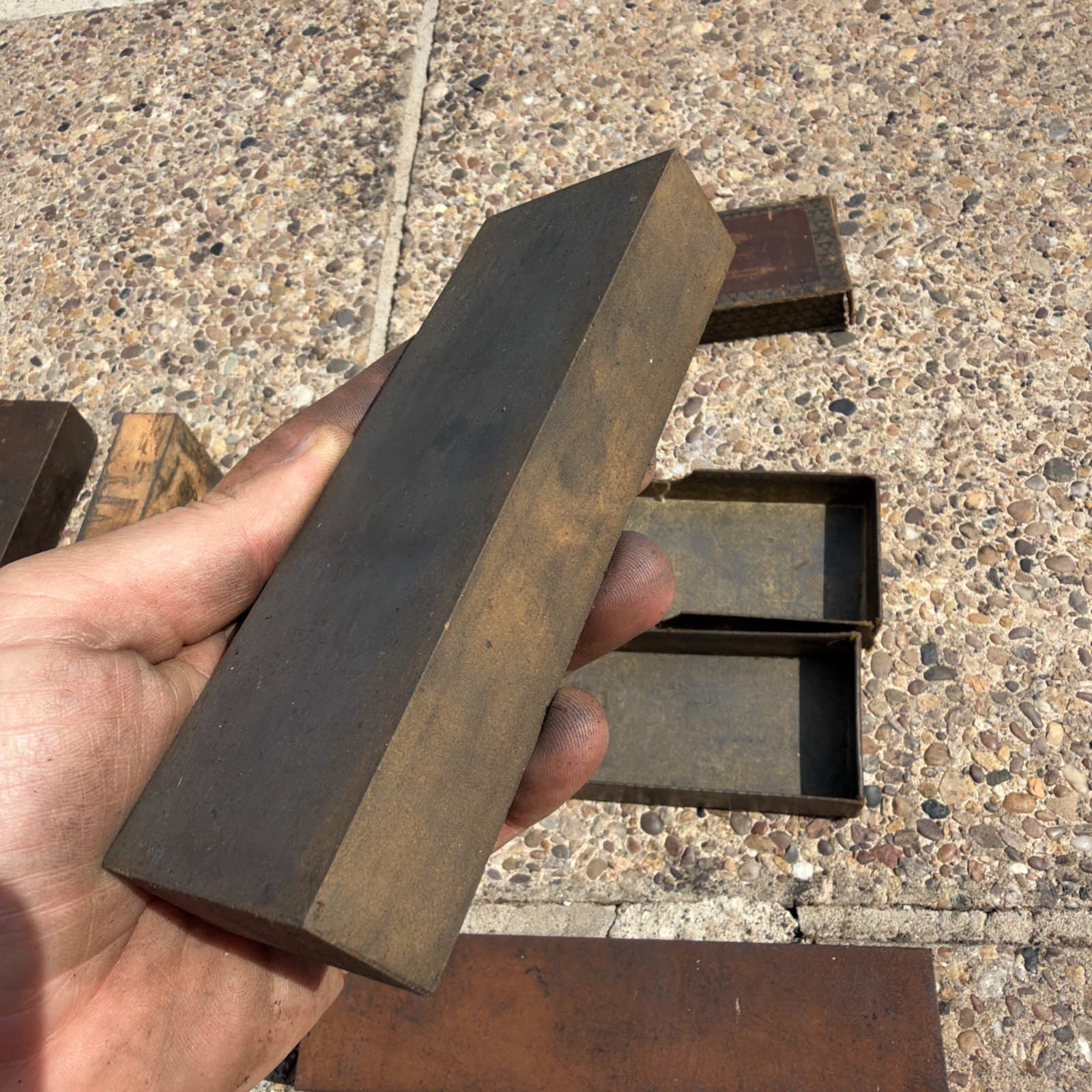 Job Lot Of Branded INDIA oilstones Sharpening Stones / Oilstones #4