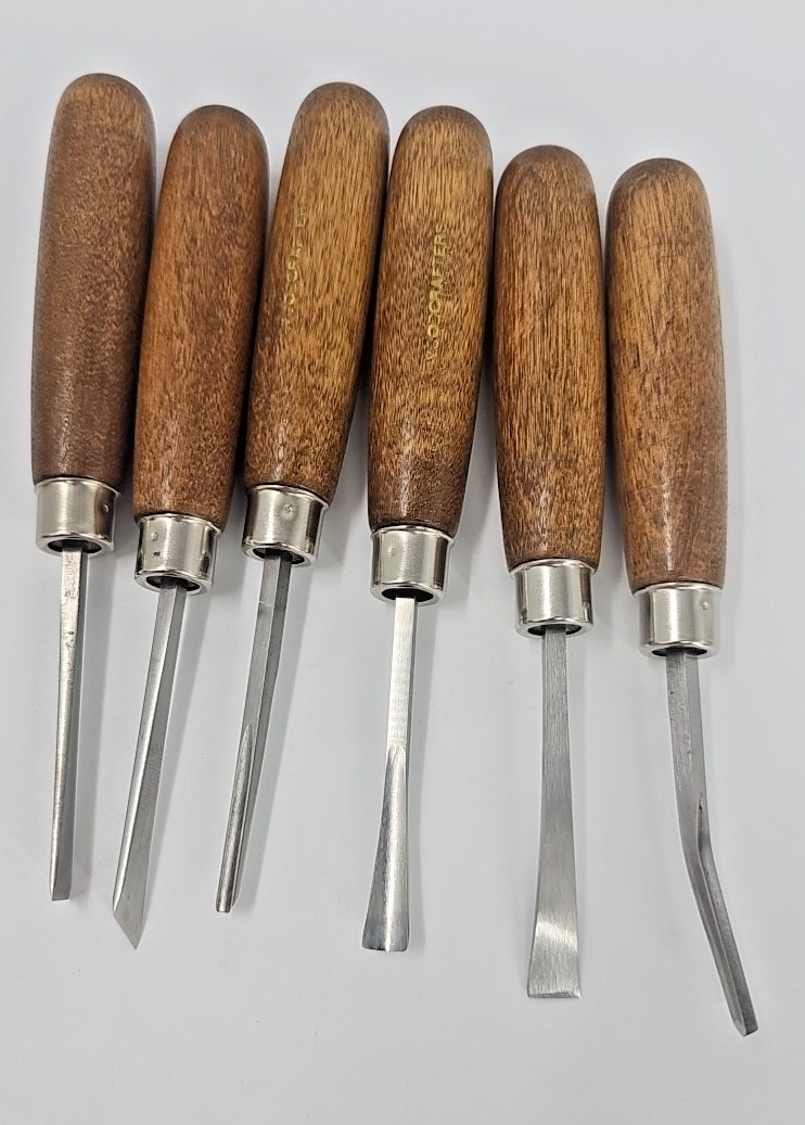Woodcrafters Woodworking Carving Tools Set Of 6