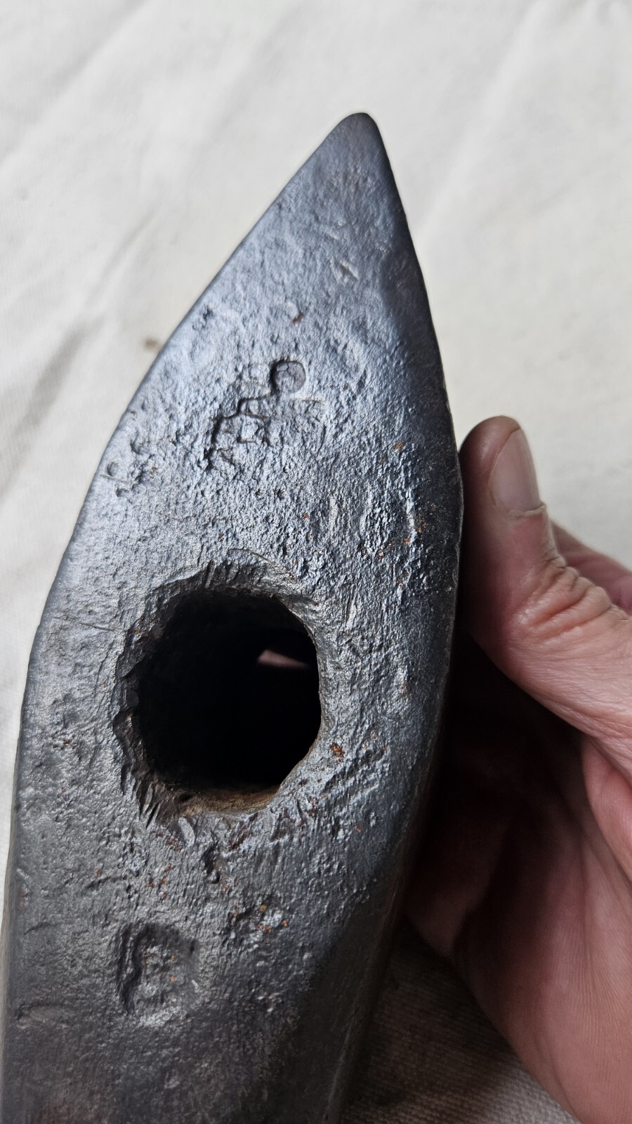 Old Anchor Mark Fayette R Plumb Co Sledge Straight Peen Hammer Head 8 lb