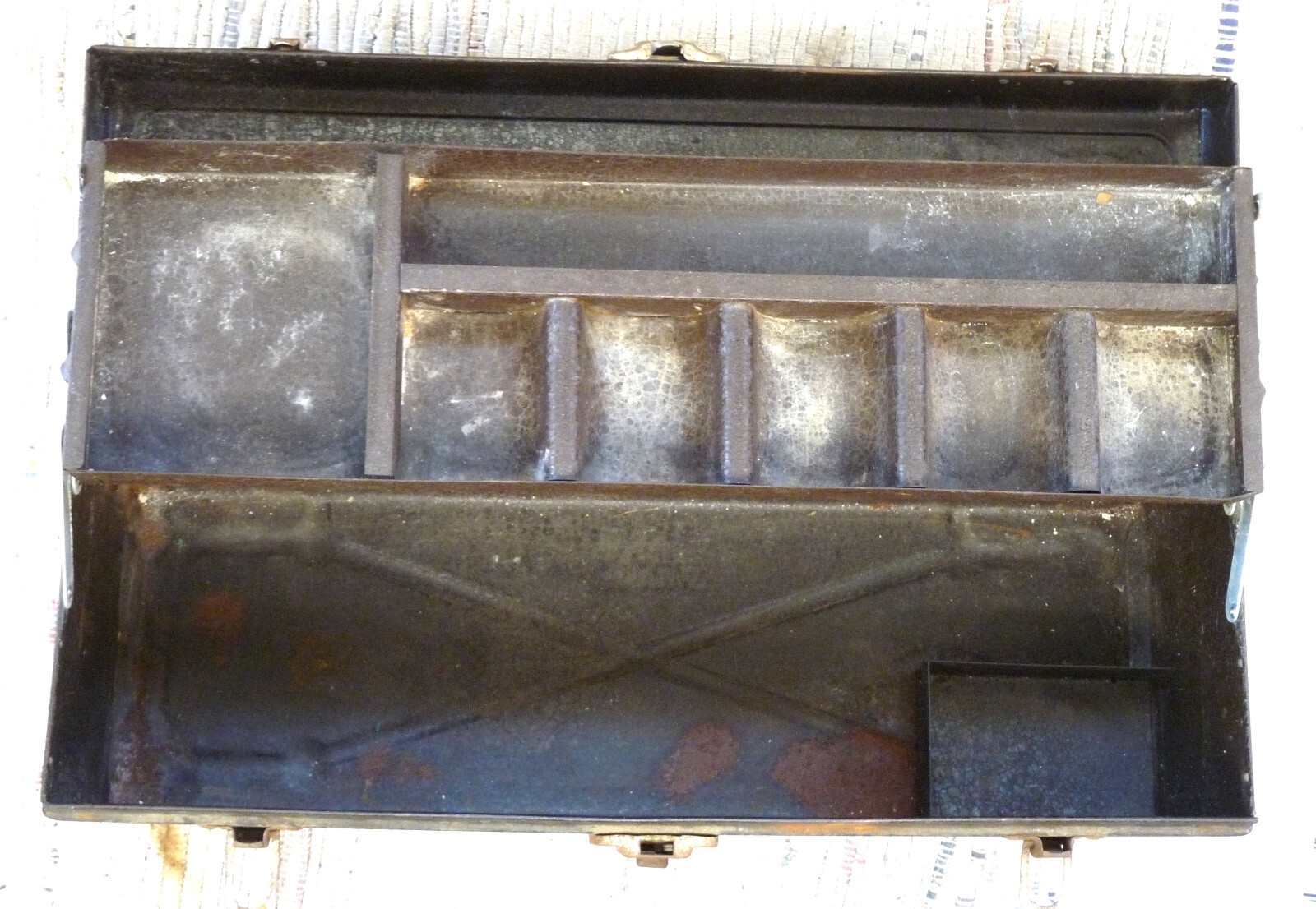 Vintage S-K Toolbox Chest Tray Chicago IL Sherman Klove key 19 1/4″