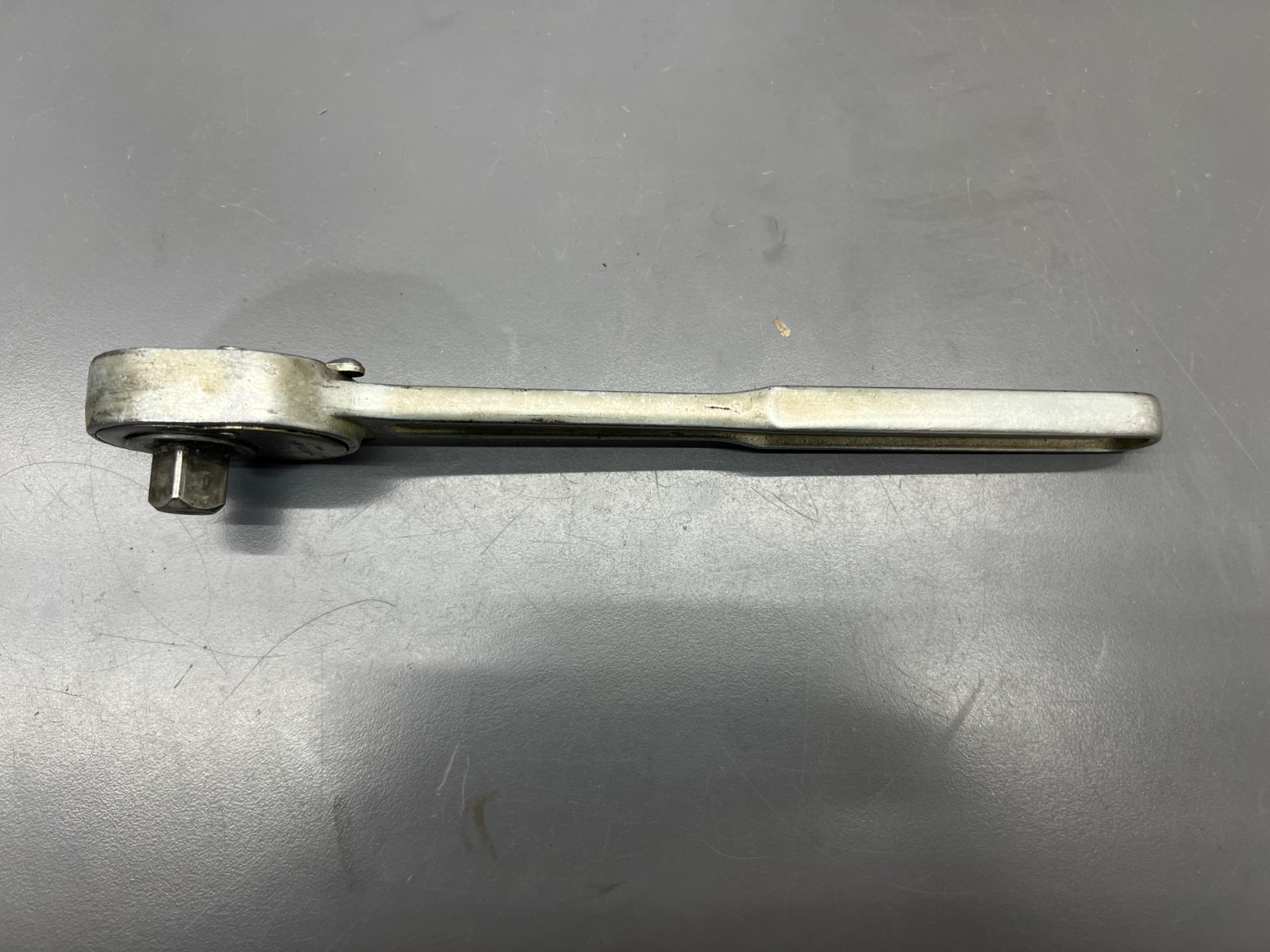 (u) RARE VINTAGE MITOLOY 449 1/2″ DRIVE RATCHET w 20mm BOX SOCKET – JAPAN