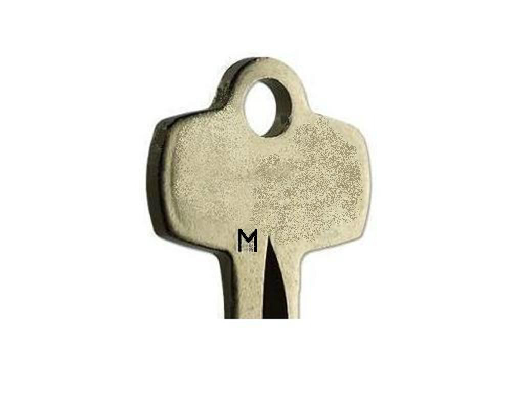 TWO NICKEL SILVER FITS BEST KEY BLANKS FOR “M” KEYWAY