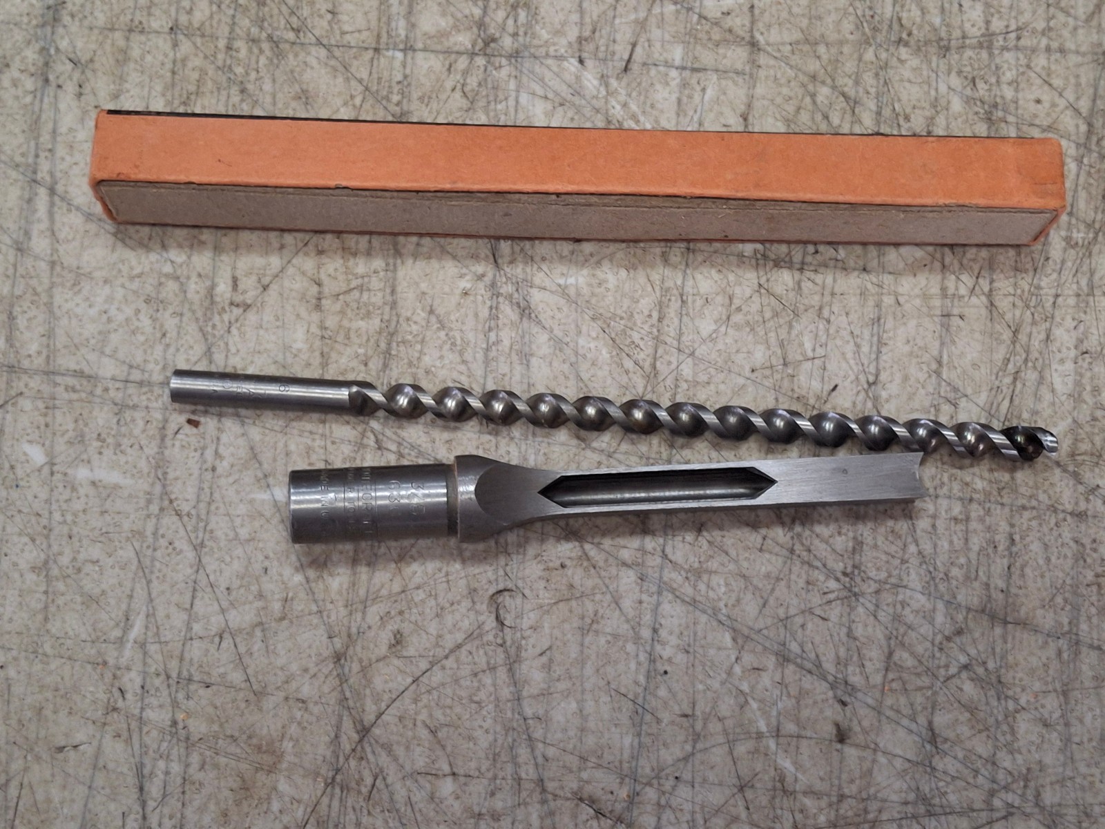 Homecraft 634 1/4″ & 636 3/8″ Mortise Hollow Chisel Delta Rockwell Drill Press