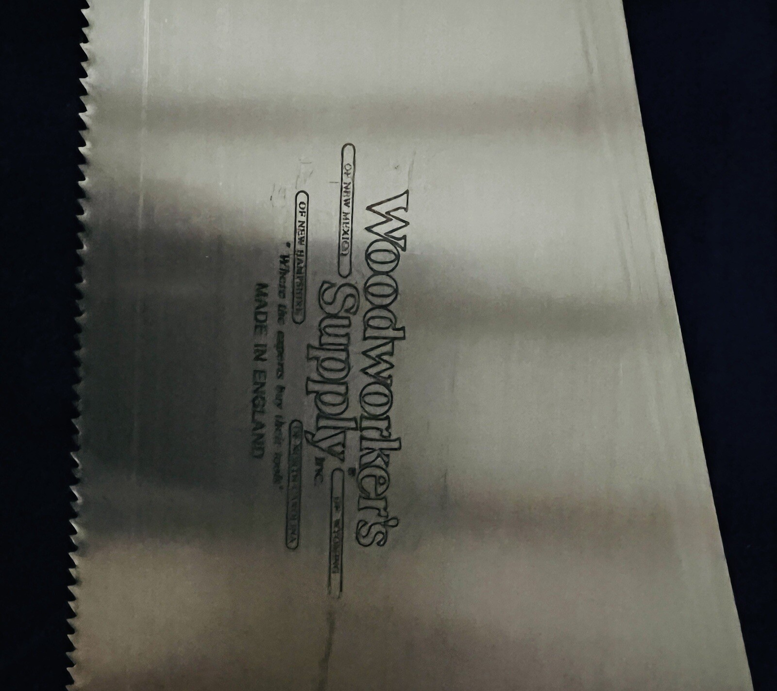 woodworker’s HAND SAW 22” New With Original Bag. Made In England