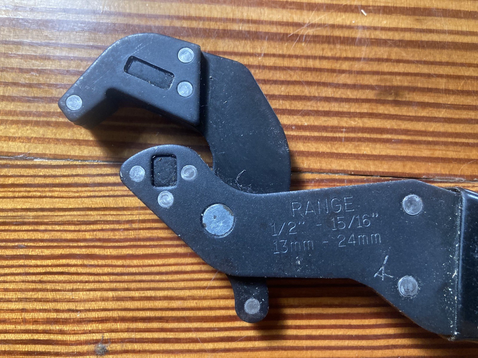 Vintage Craftsman 10″ Clench Wrench 42310 Made in USA (1/2″-15/16″) (13MM-24MM)
