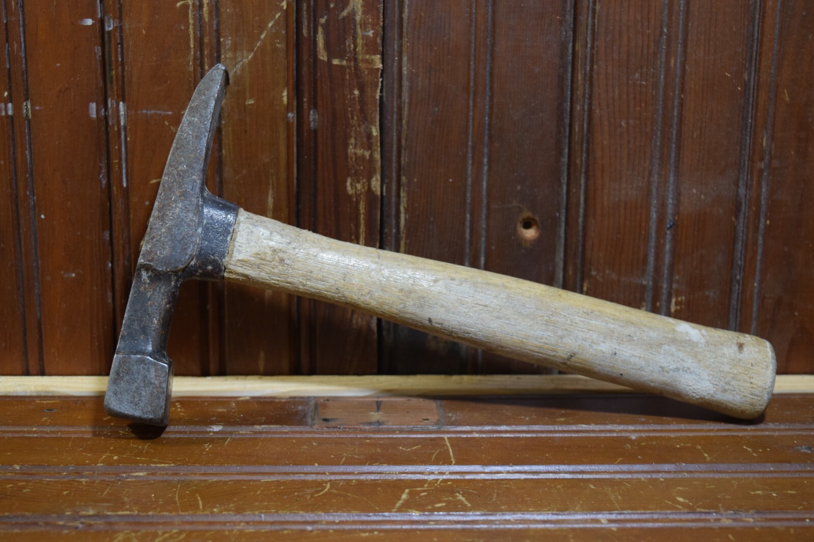 BLACKSMITH BLOCKING HAMMER CROSS PIEN 9″ WOODEN HANDLE HOT IRON METAL HAND TOOL