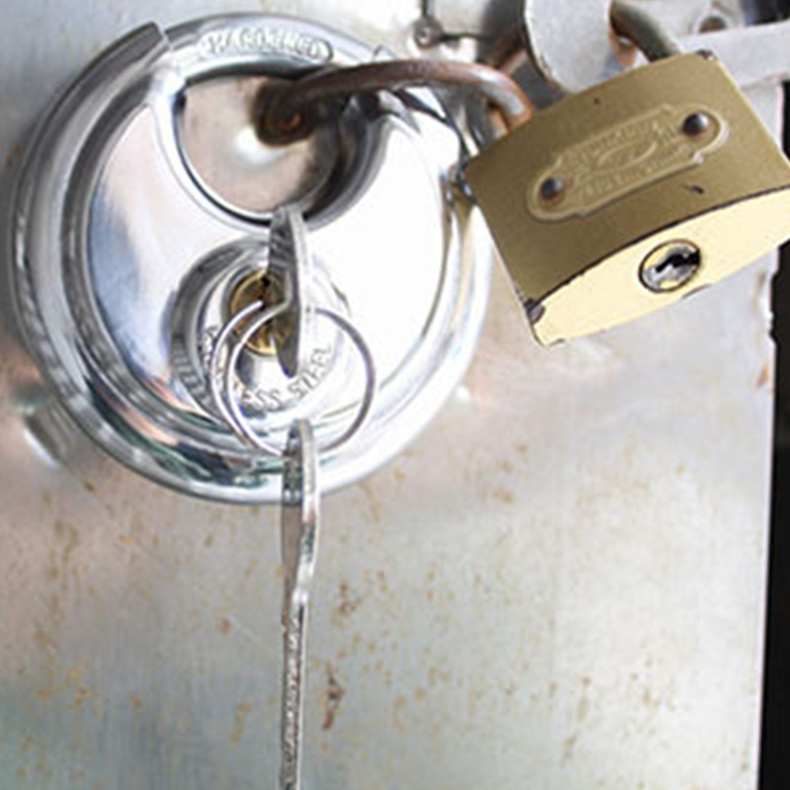 High Accuracy Stainless Steel Discus Lock For Warehouses