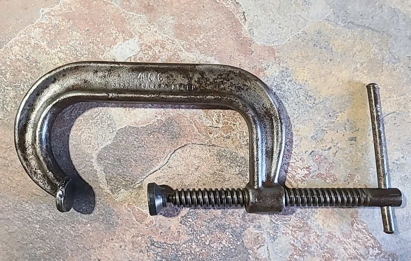 A5 – PROTO – No.406 – Drop Forged Steel C-Clamp – Made In USA