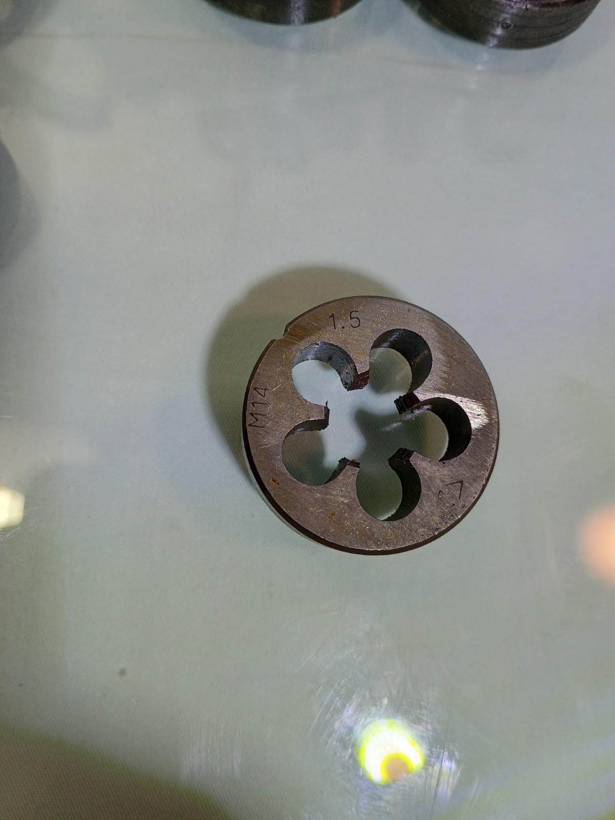 Vintage Greenfield Mass Die Handle & GTD Dies, Including Verities Of Other Dies