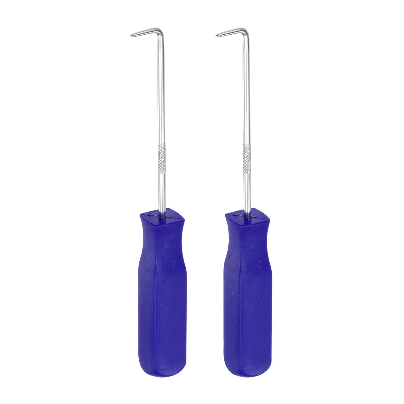 HARFINGTON 2pcs 90 Degree Picks 135mm Chrome Vanadium Steel Cr-V TPR Plastic Han